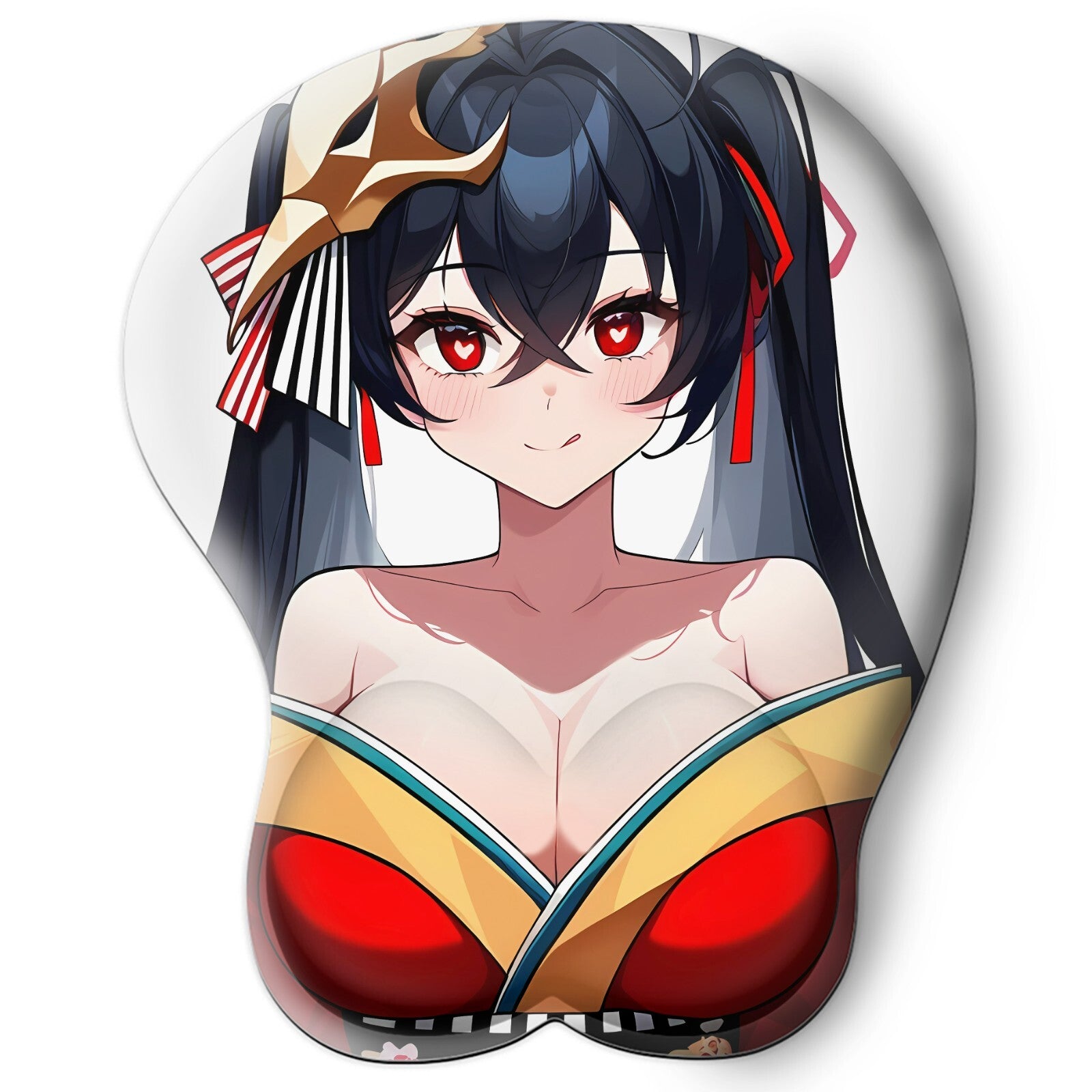 3D oppai Anime Mouse Pad with Wrist Rest by Azur Lane Taihou #01