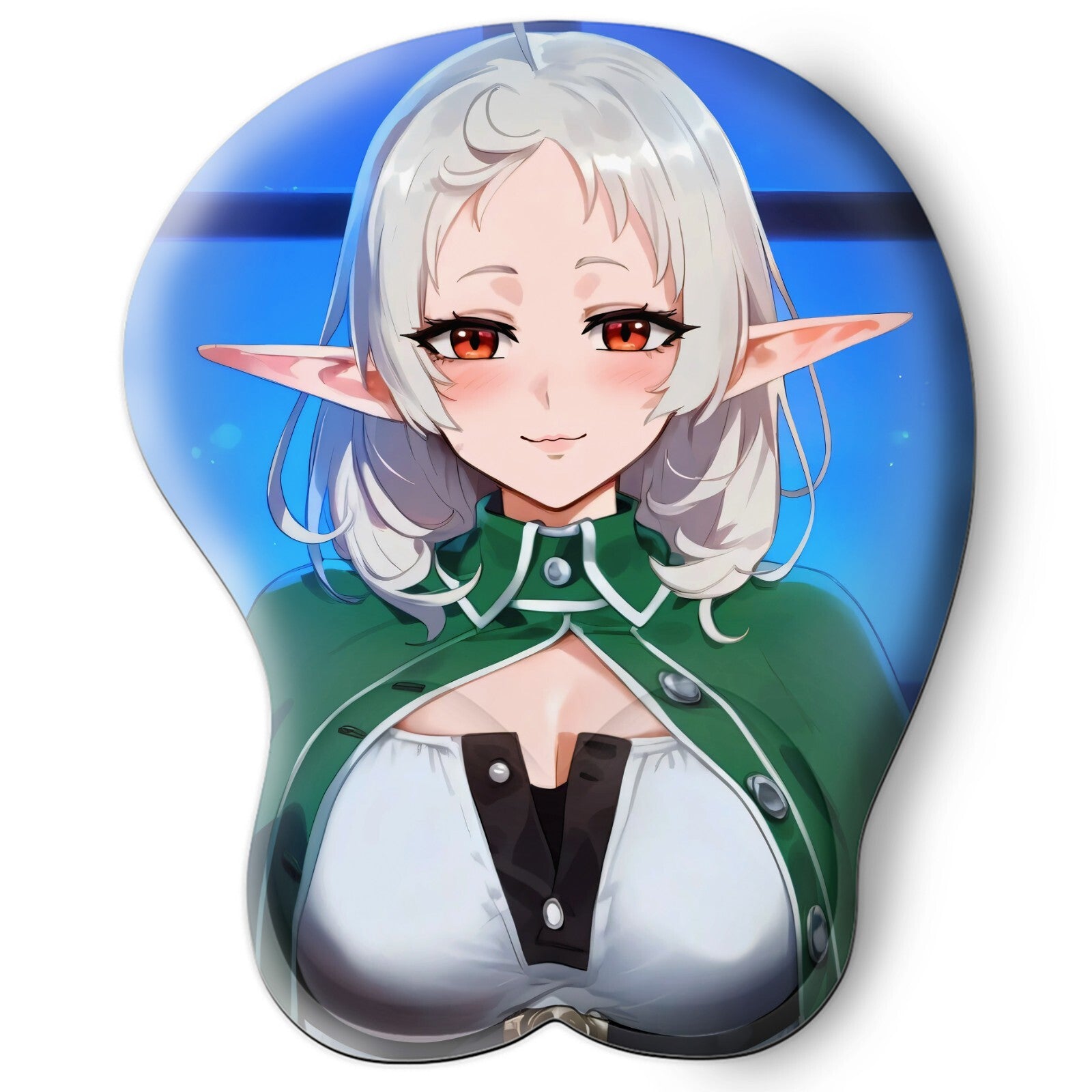 3D oppai Anime Mouse Pad with Wrist Rest by Mushoku Tensei Syphiette #01