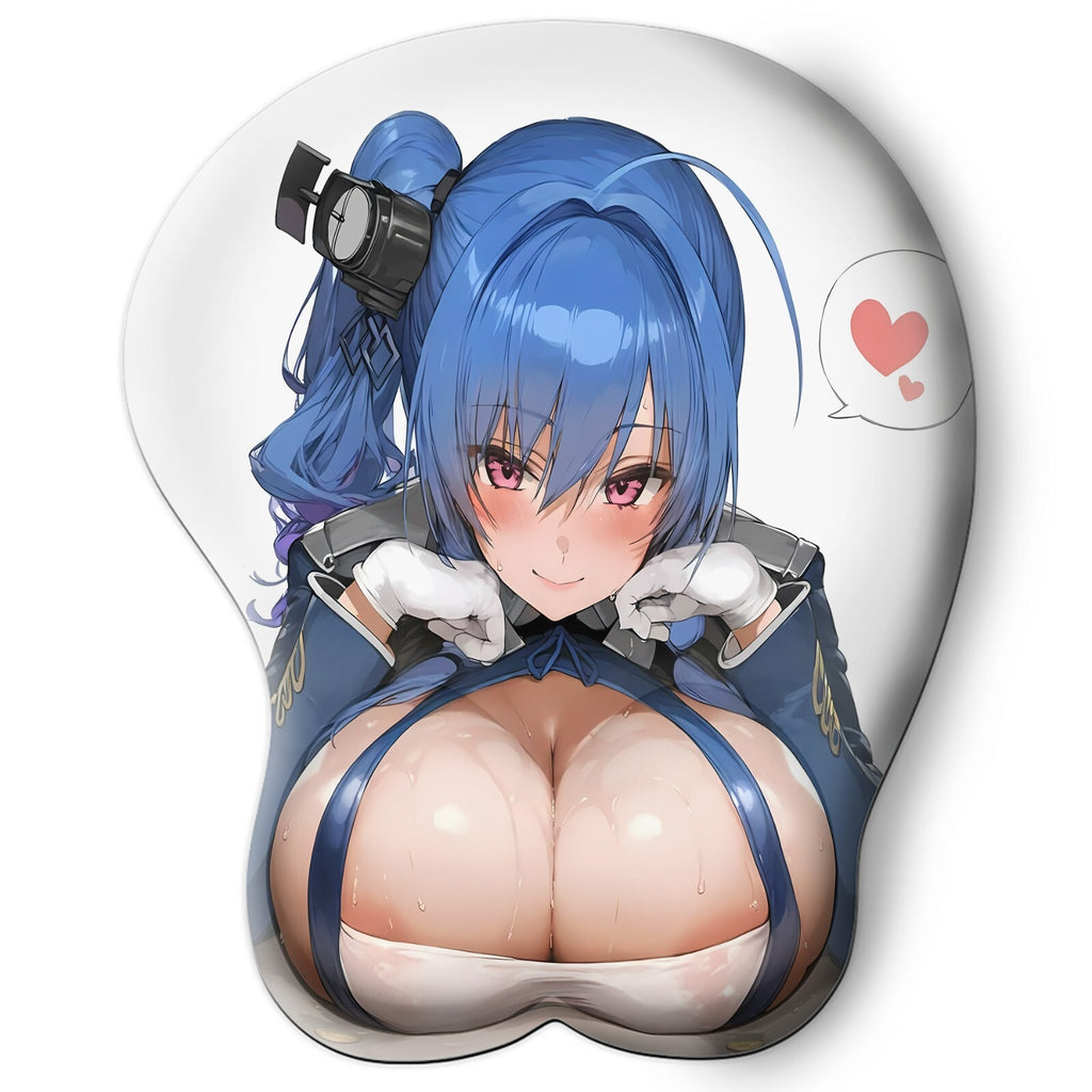 3D oppai Anime Mouse Pad with Wrist Rest by Azur Lane St. Louis #02