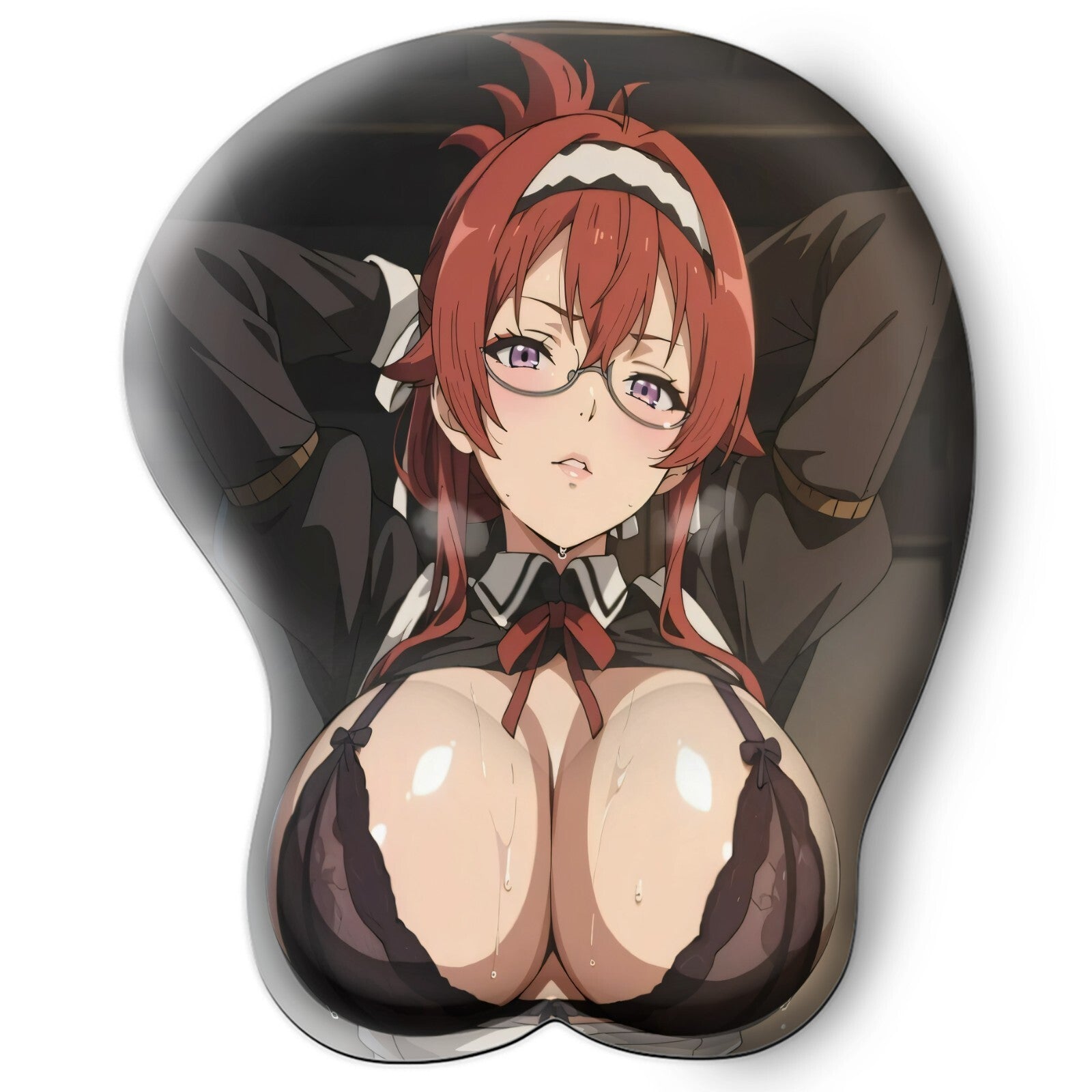 3D oppai Anime Mouse Pad with Wrist Rest by Mushoku Tensei Lilia Greyrat #01