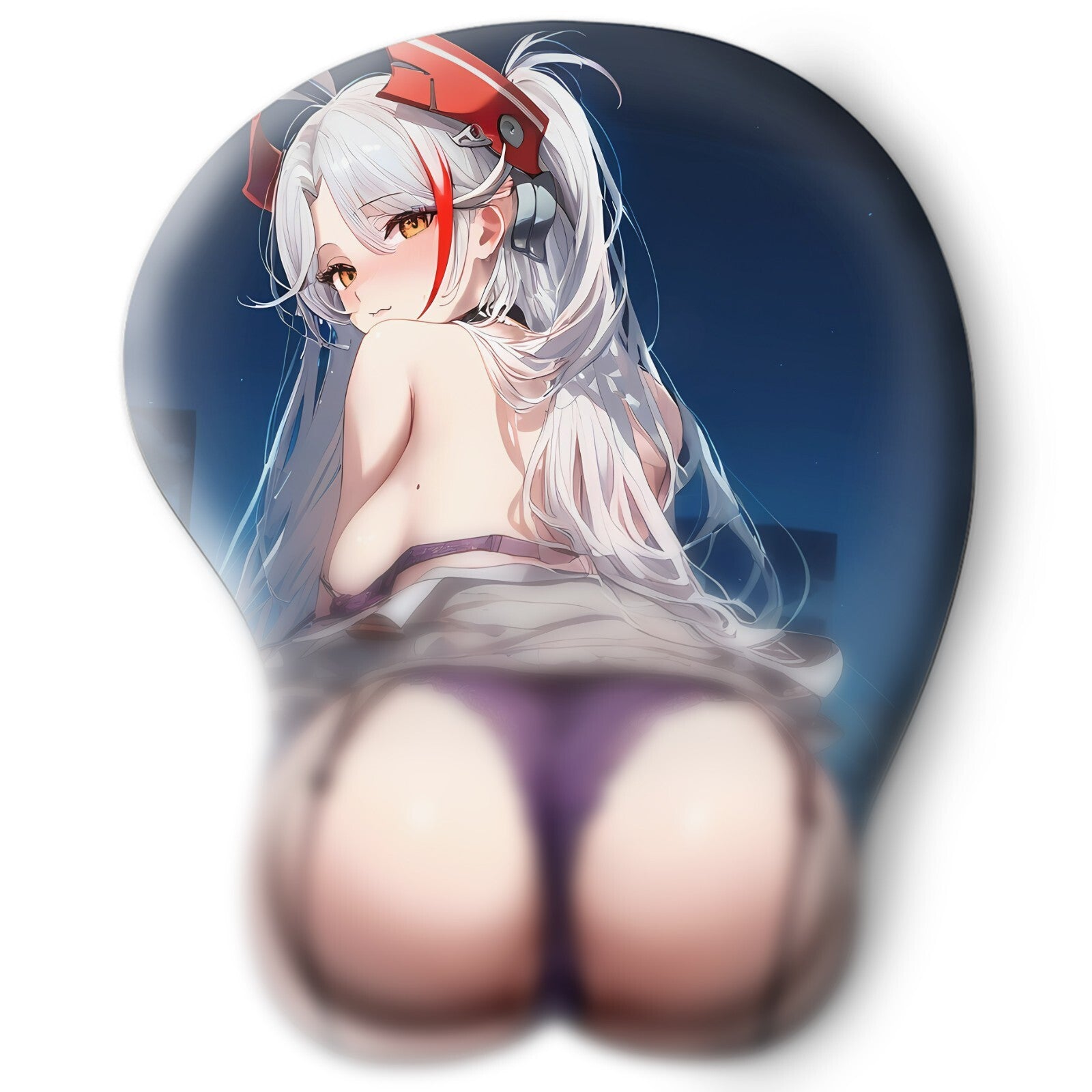 3D butt Anime Mouse Pad with Wrist Rest by Azur Lane Prinz Eugen  #04