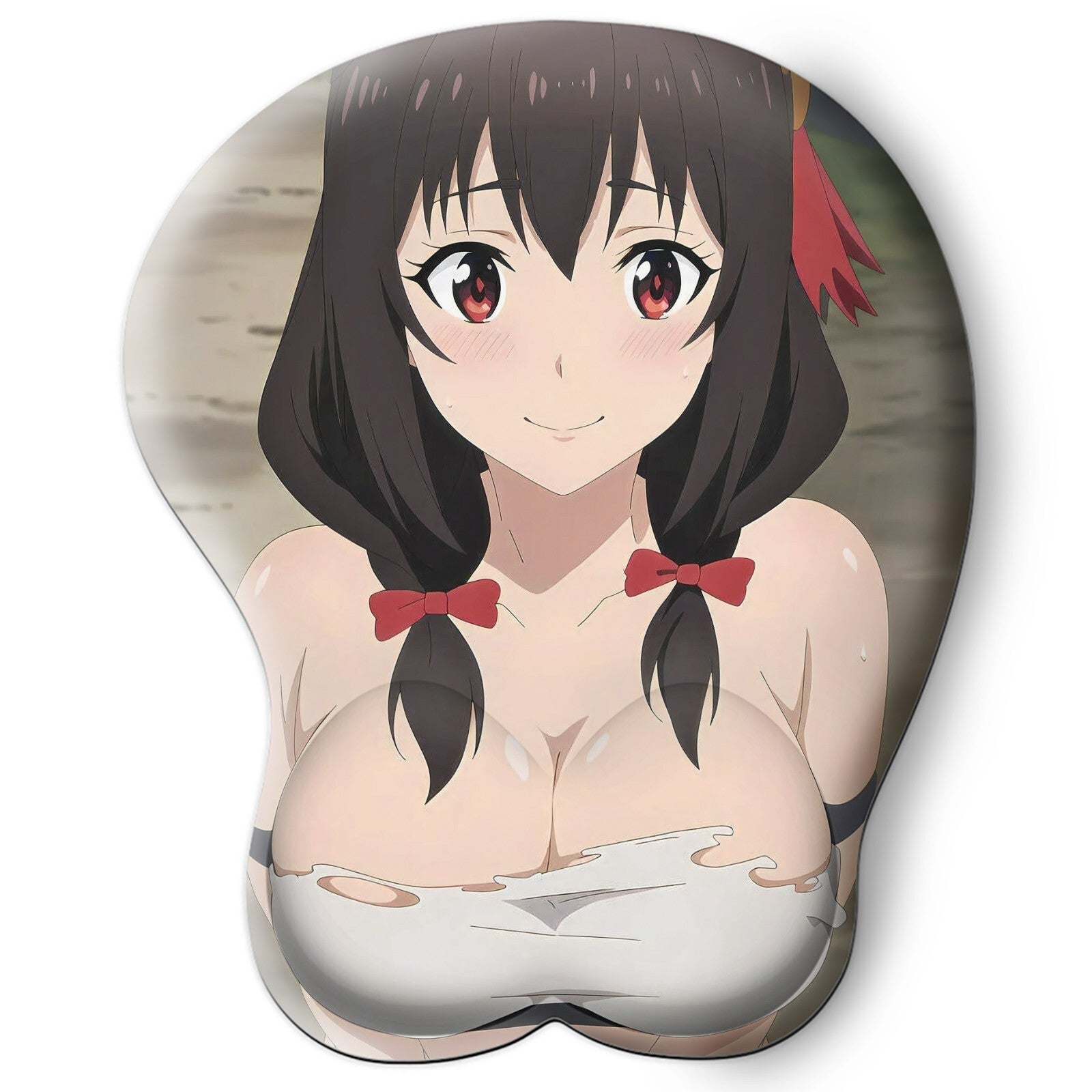 3D oppai Anime Mouse Pad with Wrist Rest by konosuba yunyun #03