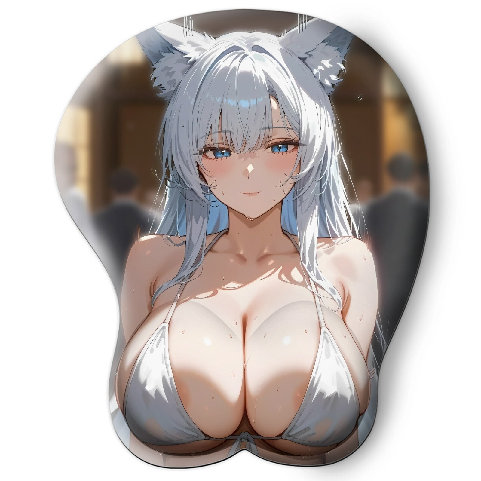 3D oppai Anime Mouse Pad with Wrist Rest by Azur Lane Shinano  #03
