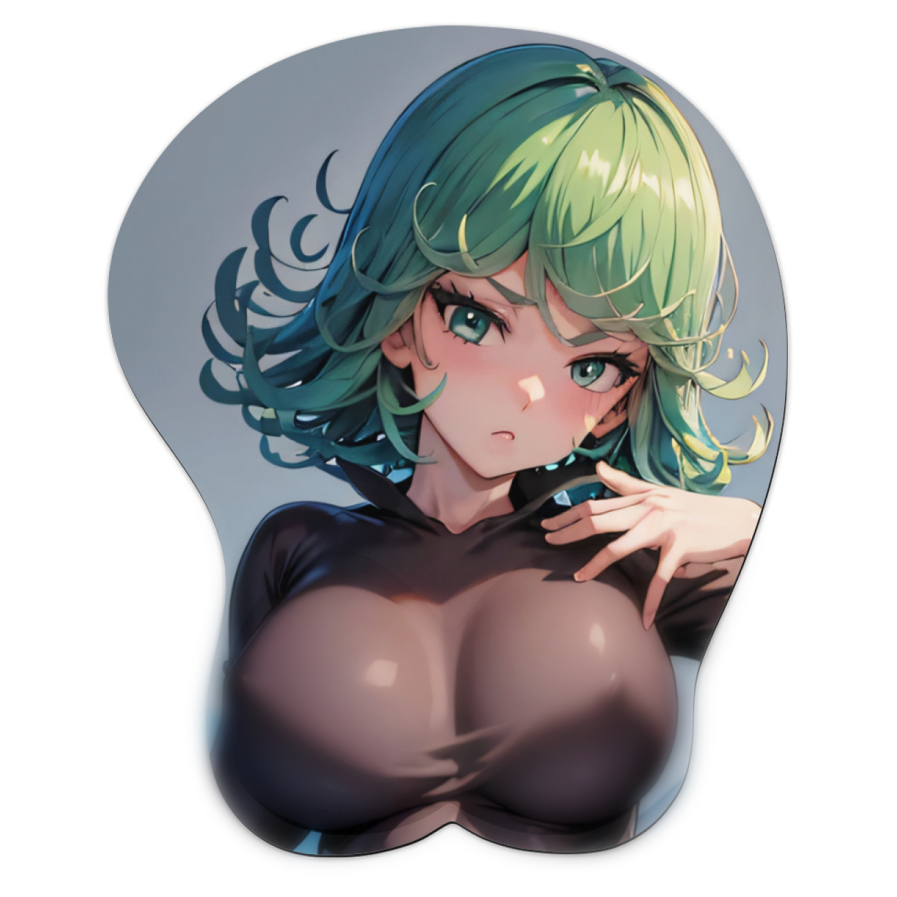 3D Oppai Anime Mouse Pad with Wrist Rest by One punch man Tatsumaki #01