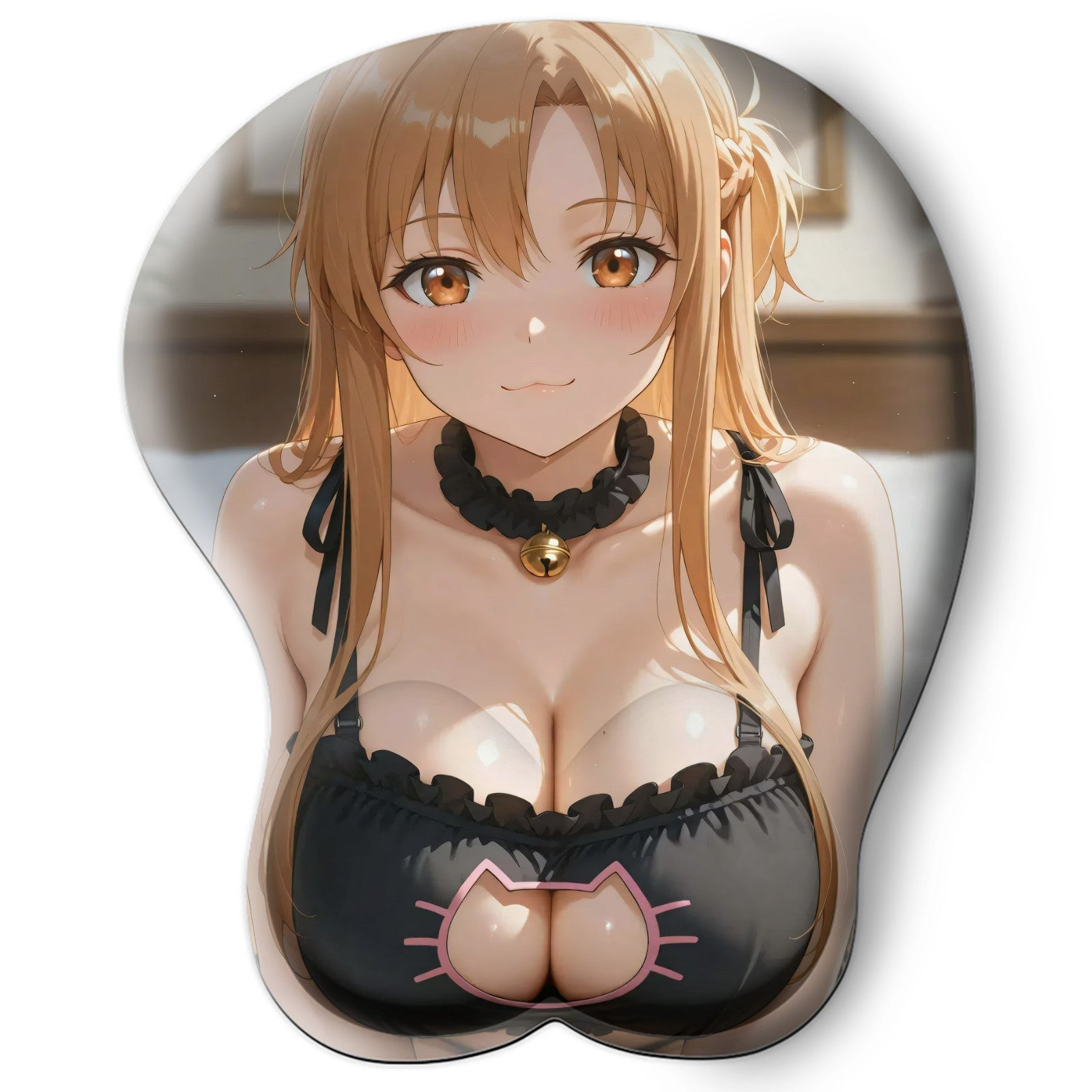 3D Oppai Anime Mouse Pad with Wrist Rest by Sword Art Online Asuna Yuuki #01