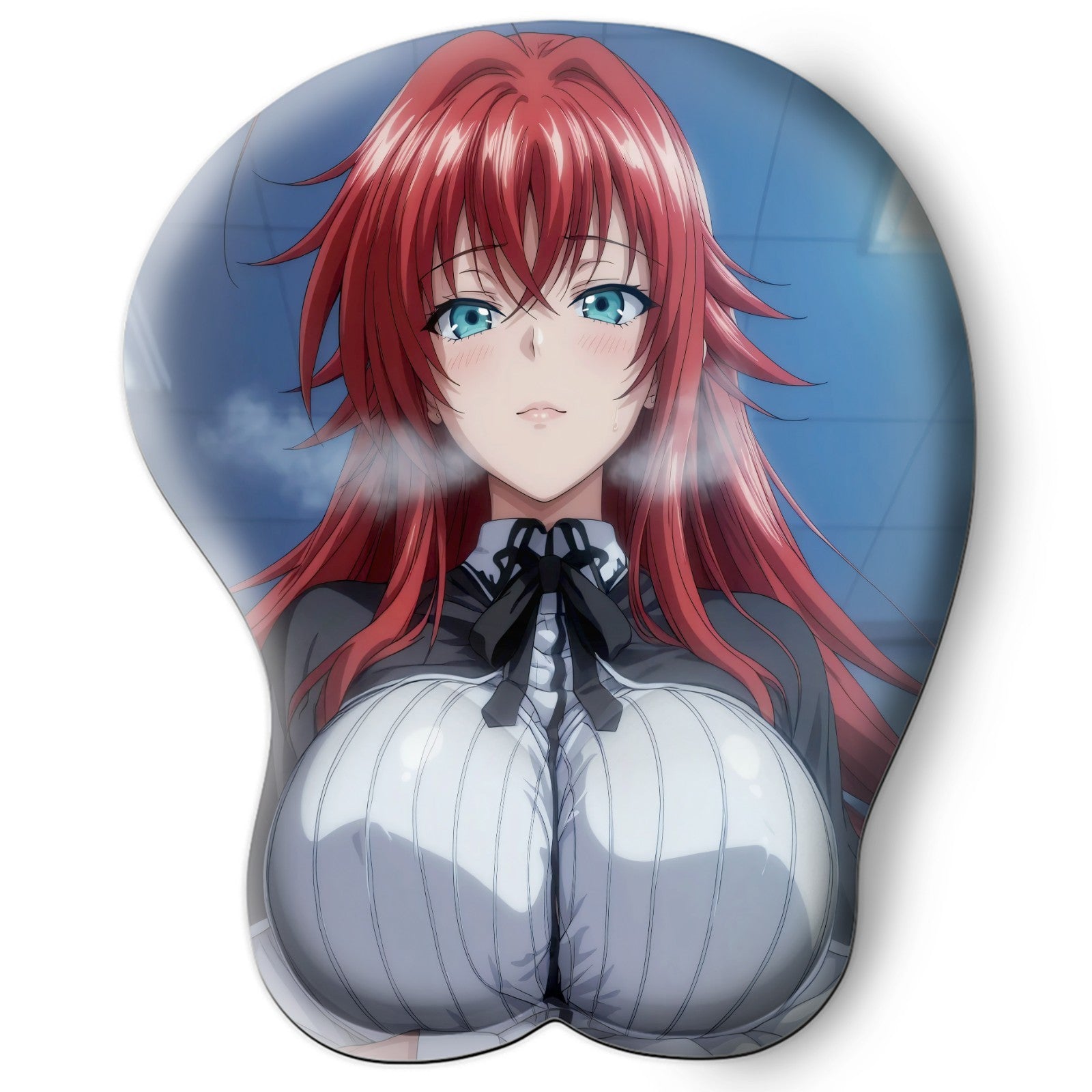 3D oppai Anime Mouse Pad with Wrist Rest by High School DxD Rias Gremory #01