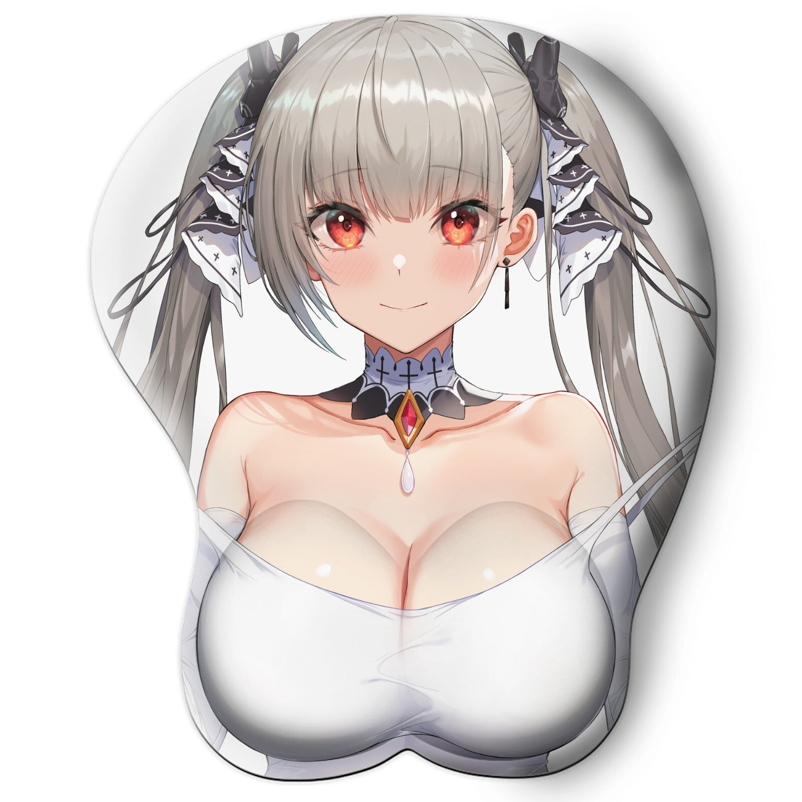 3D oppai Anime Mouse Pad with Wrist Rest by Azur Lane Formidable #01