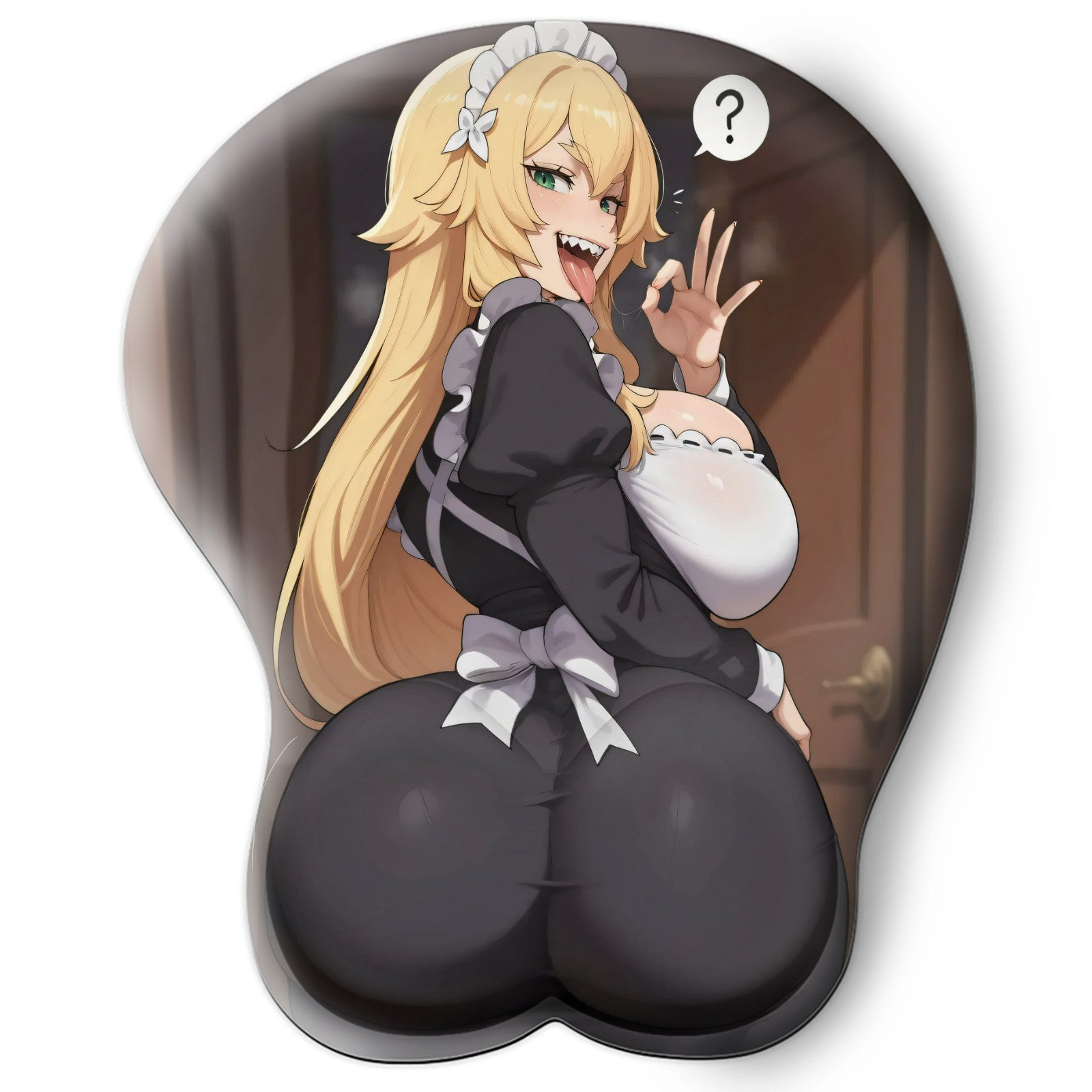 3D butt Anime Mouse Pad with Wrist Rest by Re:Zero Frederica Baumann #02