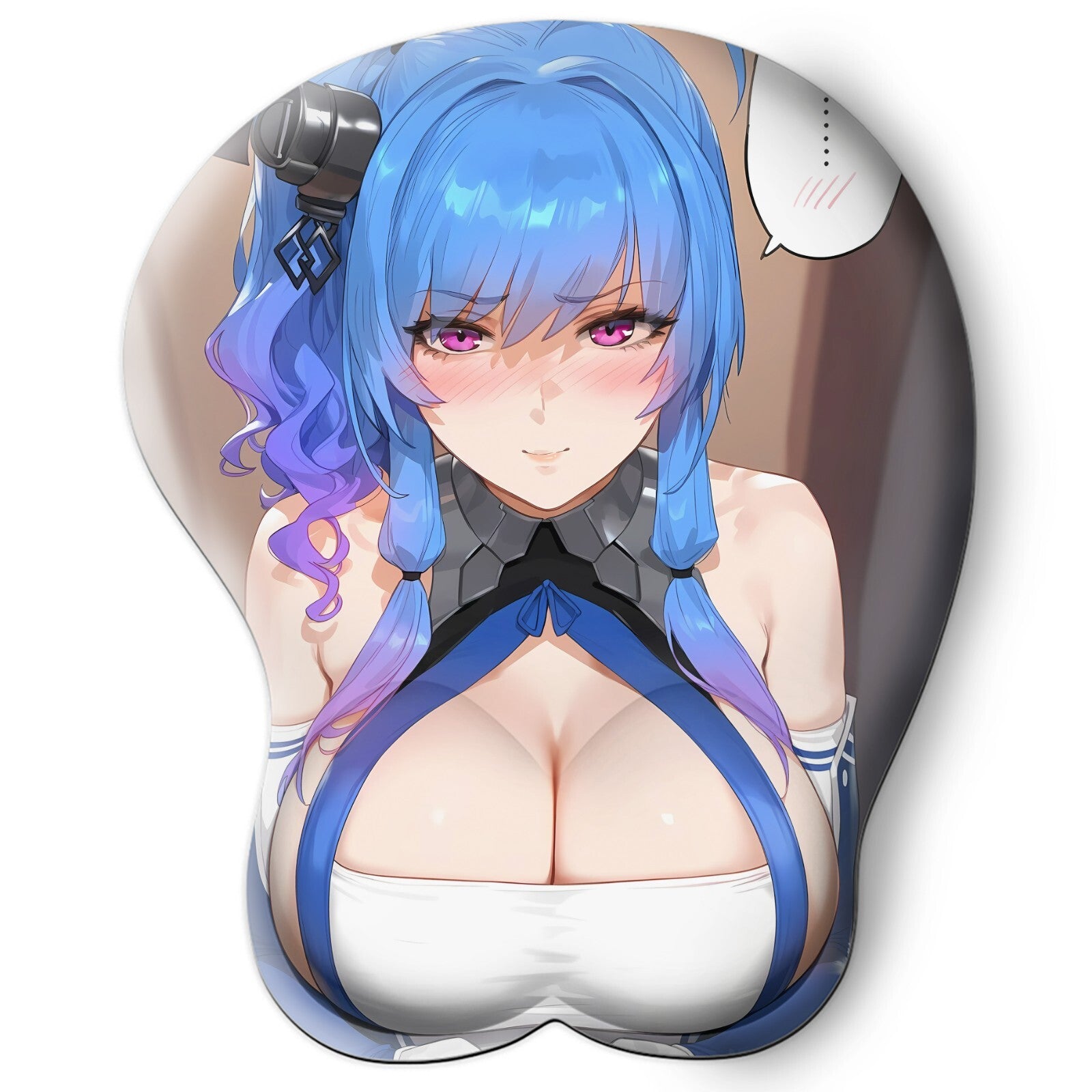 3D oppai Anime Mouse Pad with Wrist Rest by Azur Lane St. Louis #04