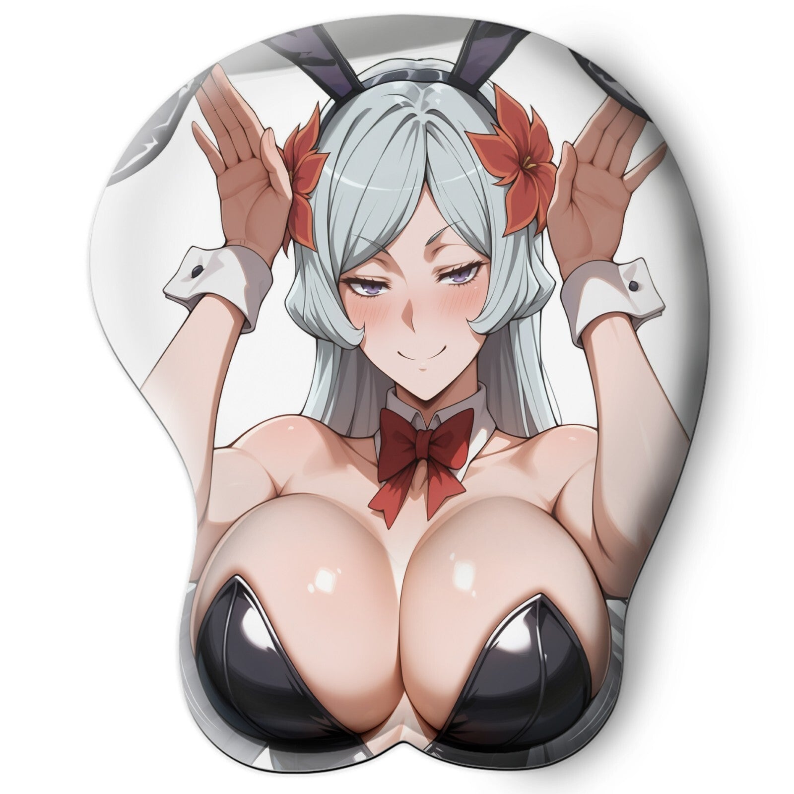 3D oppai Anime Mouse Pad with Wrist Rest by Danmanchi Freya #01