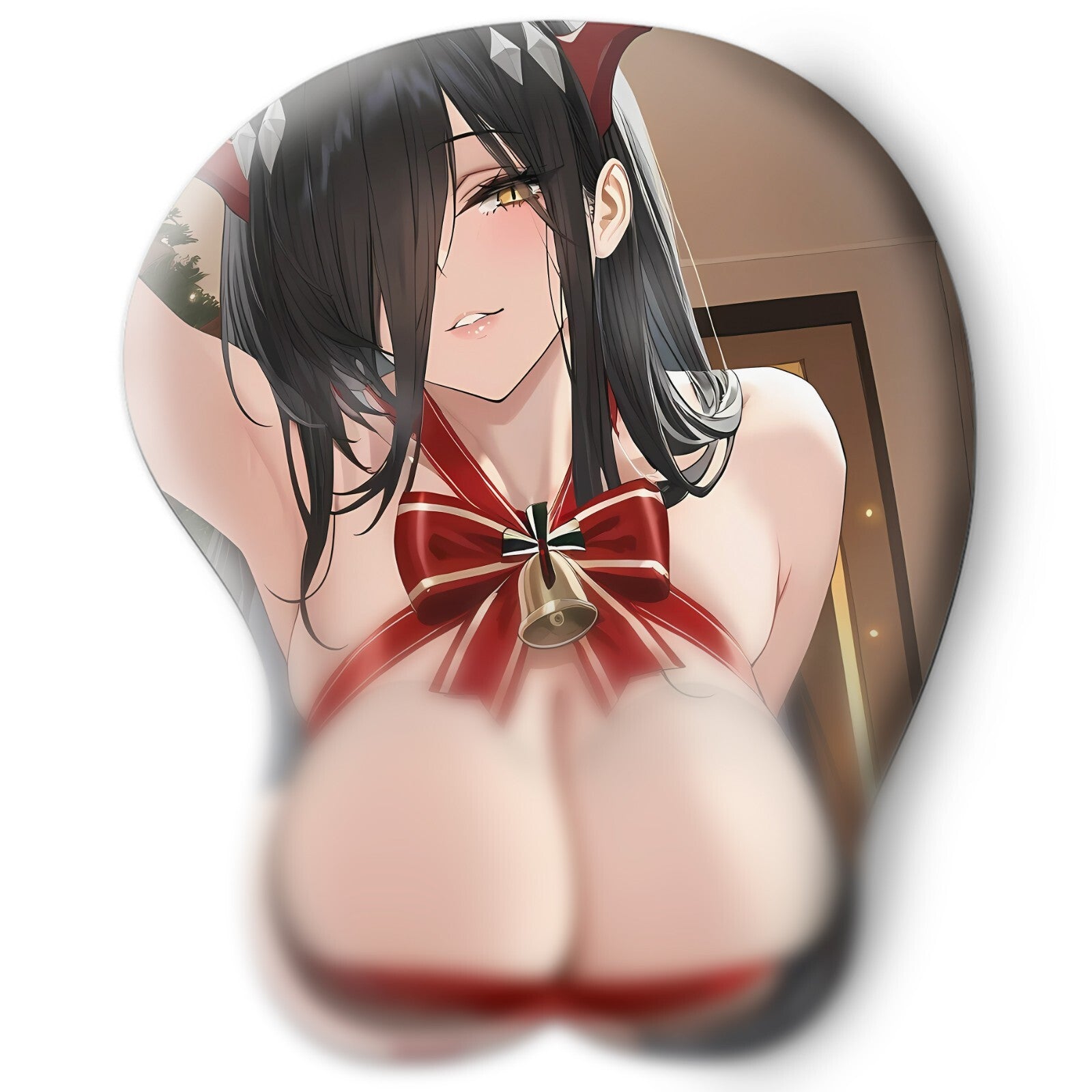 3D oppai Anime Mouse Pad with Wrist Rest by Azur Lane Friedrich  #02