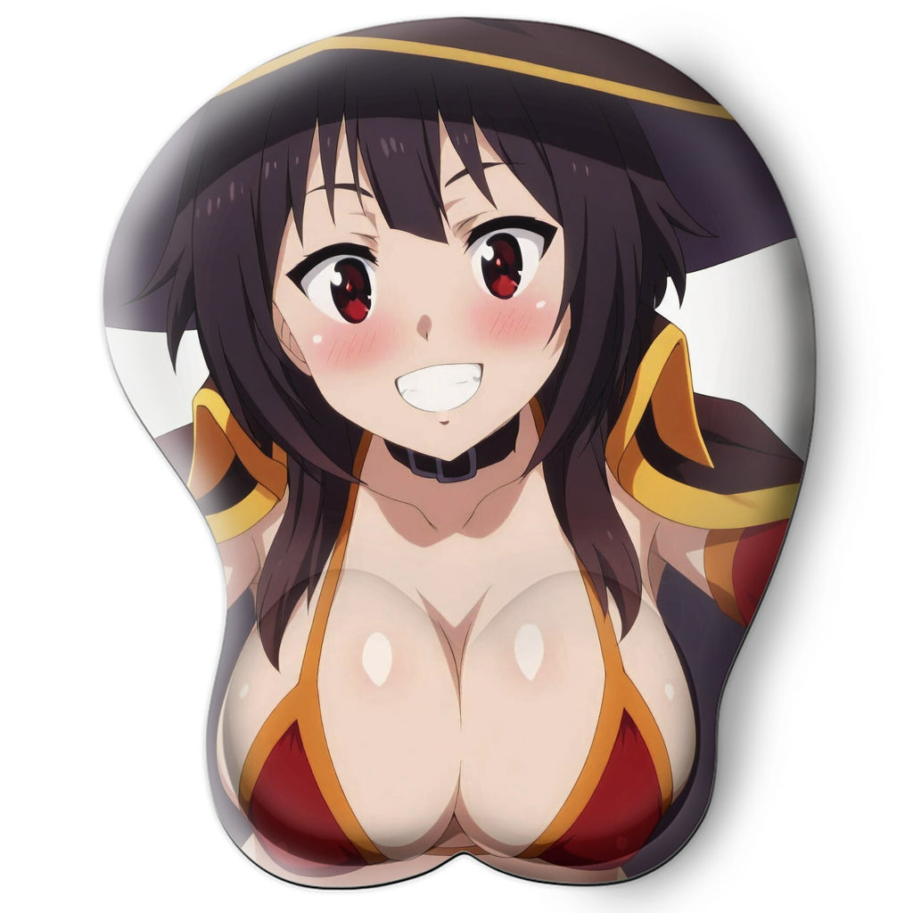 3D oppai Anime Mouse Pad with Wrist Rest by konosuba Megumin #03