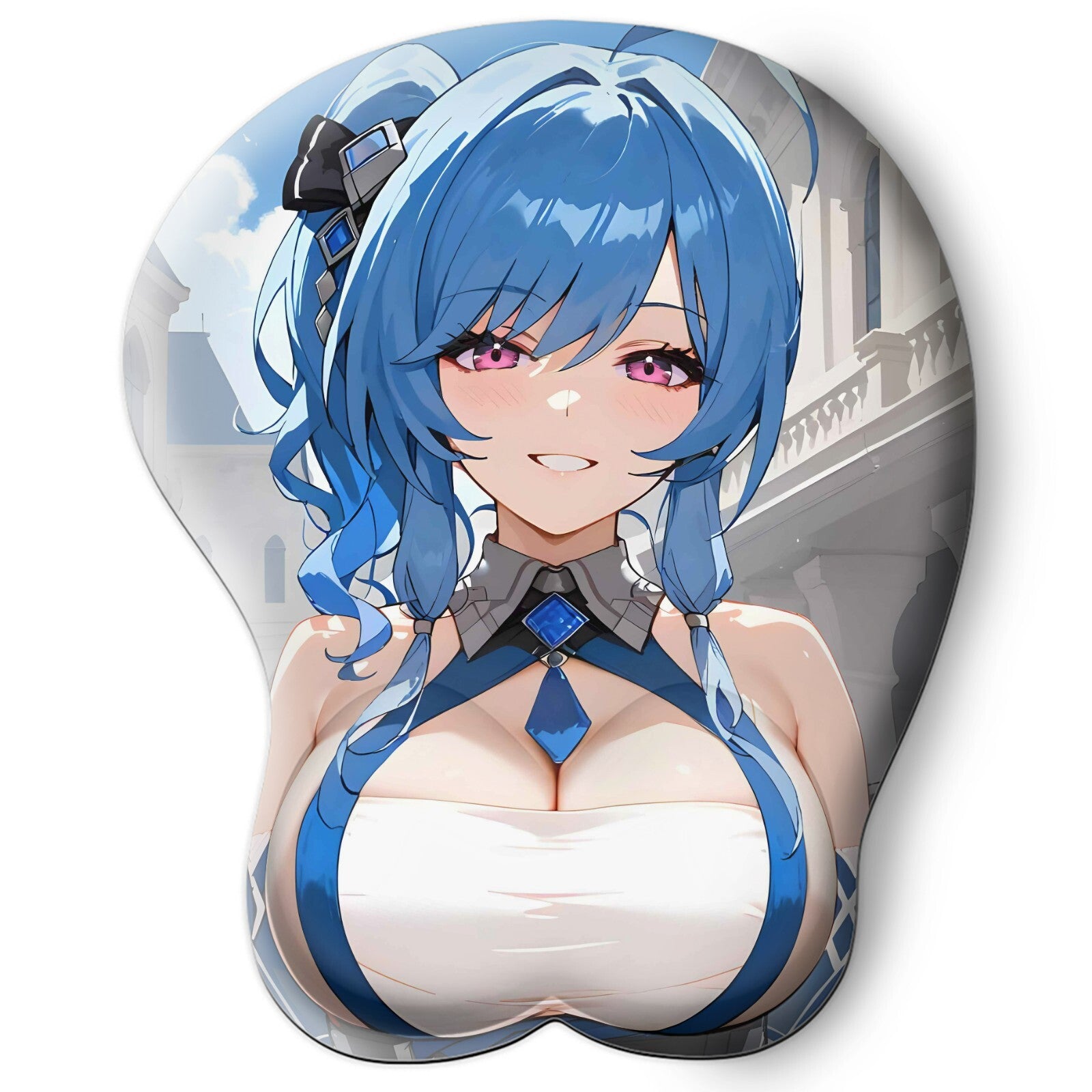 3D oppai Anime Mouse Pad with Wrist Rest by Azur Lane St. Louis #01