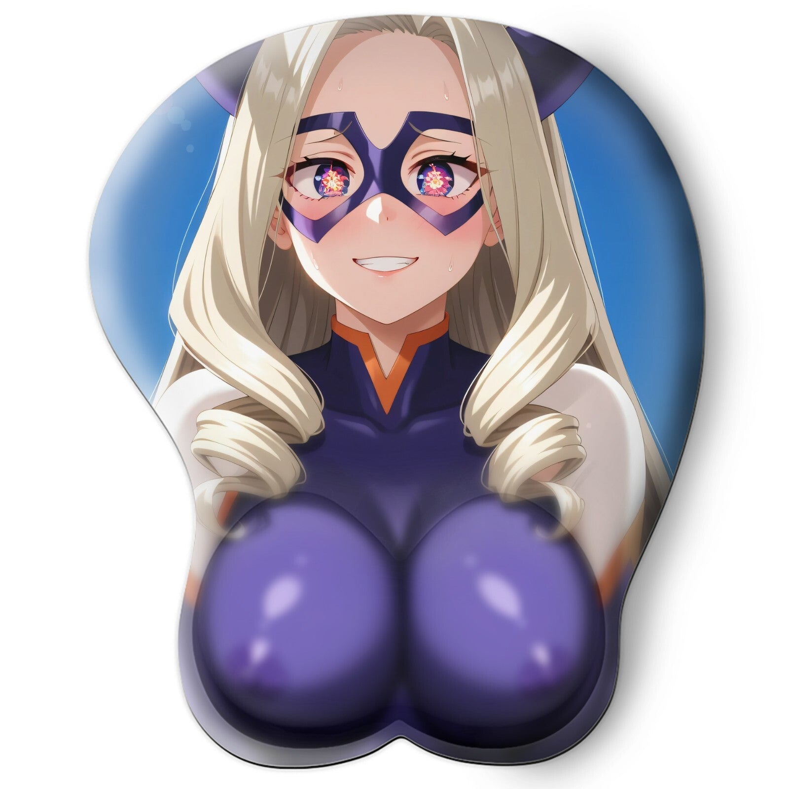 3D oppai Anime Mouse Pad with Wrist Rest by My hero academia Mount lady #01