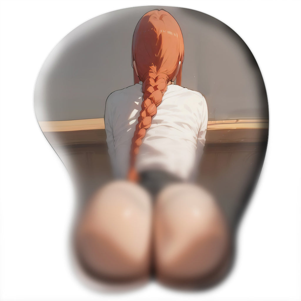 3D butt Anime Mouse Pad with Wrist Rest by Chainsaw Man Makima  #03