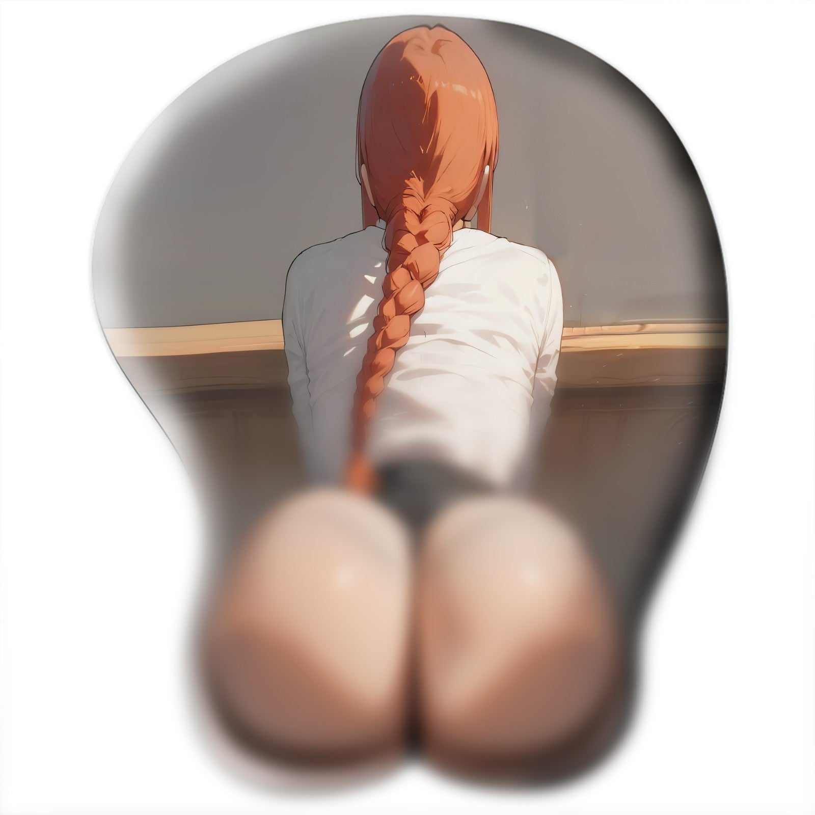 3D butt Anime Mouse Pad with Wrist Rest by Chainsaw Man Makima  #03