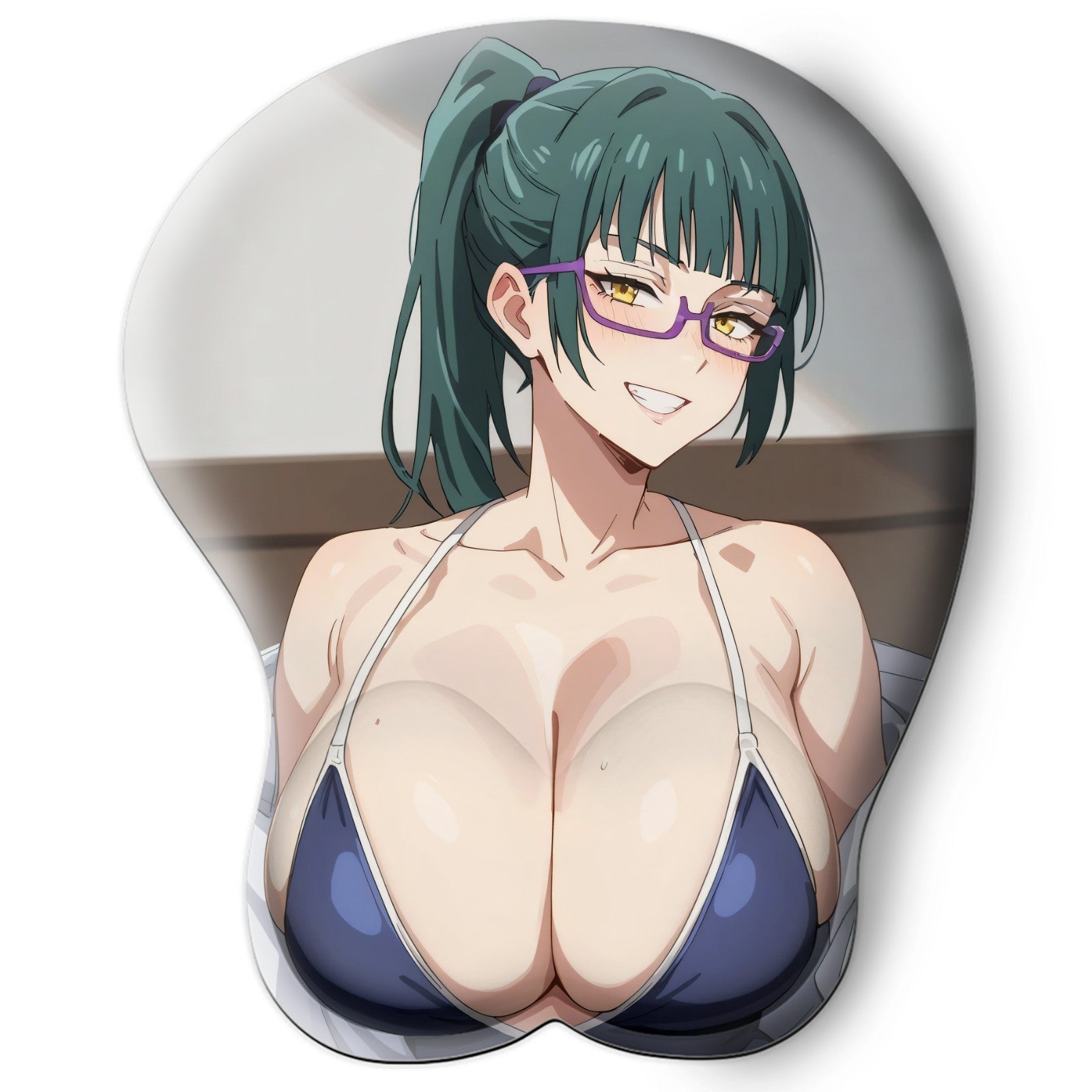 3D oppai Anime Mouse Pad with Wrist Rest by Jujutsu kaisen Maki zenin#01
