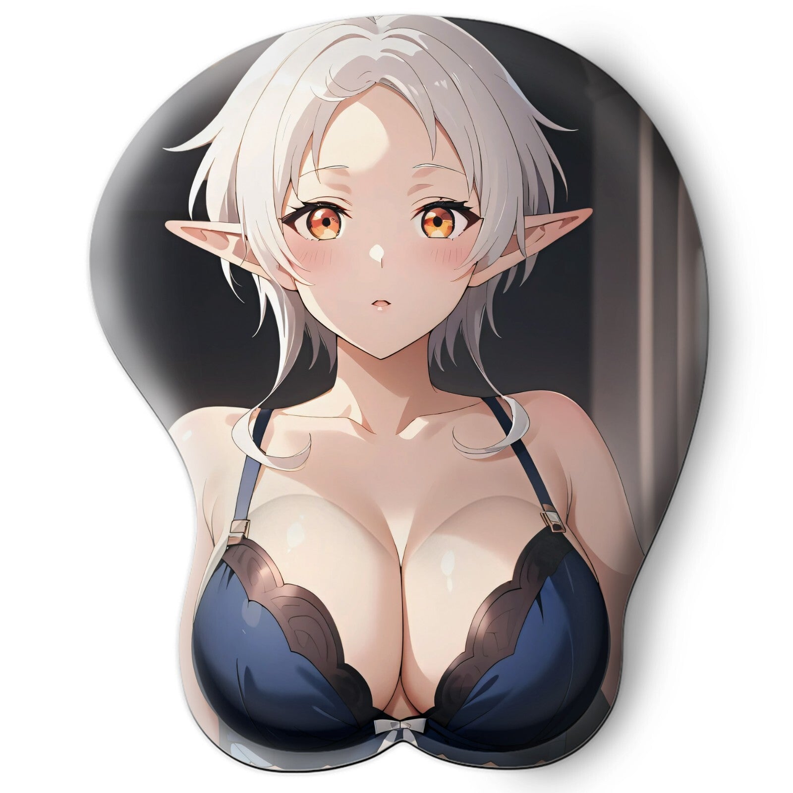 3D oppai Anime Mouse Pad with Wrist Rest by Mushoku Tensei Syphiette #01