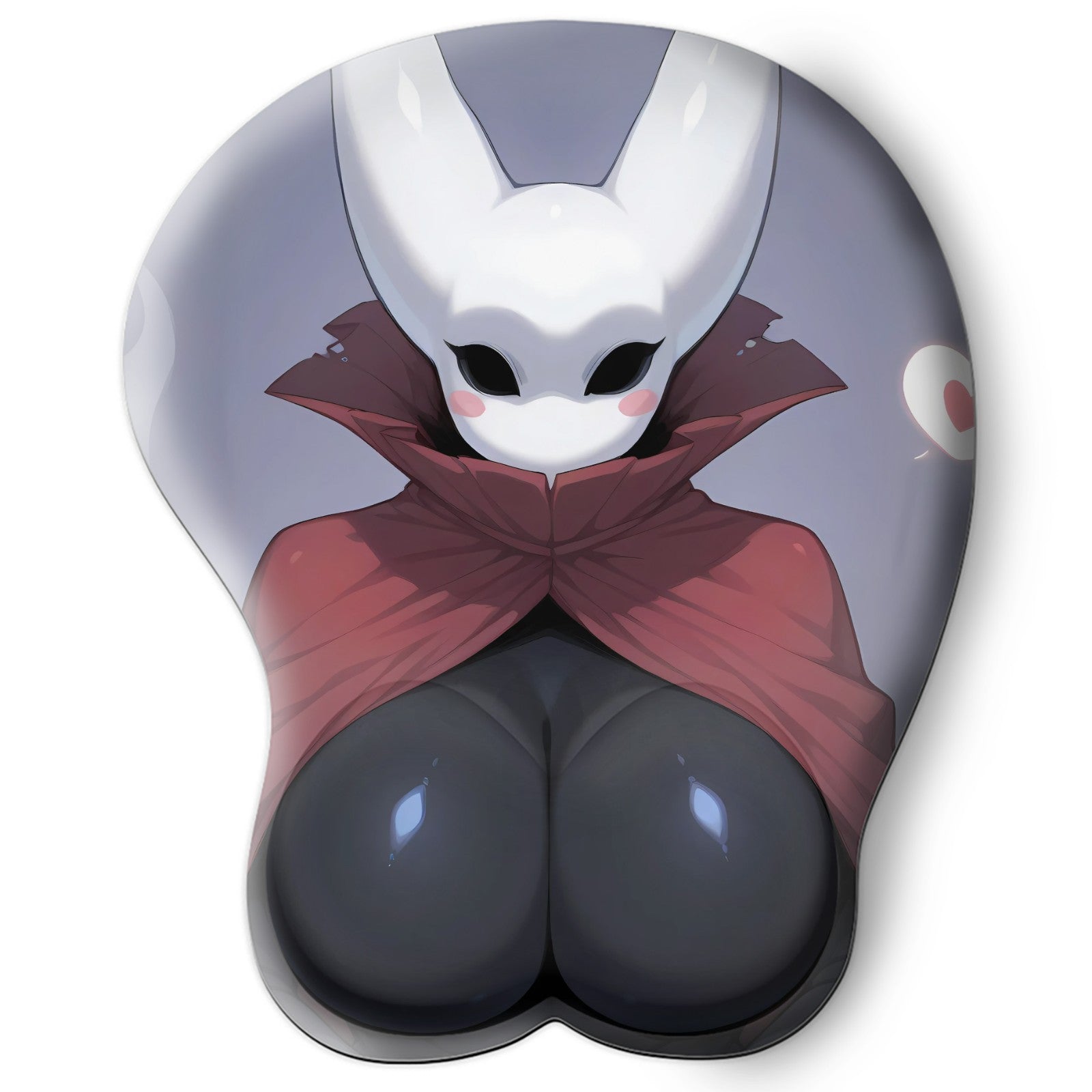 3D oppai Anime Mouse Pad with Wrist Rest by Hollow Knight: Silksong Hornet #01