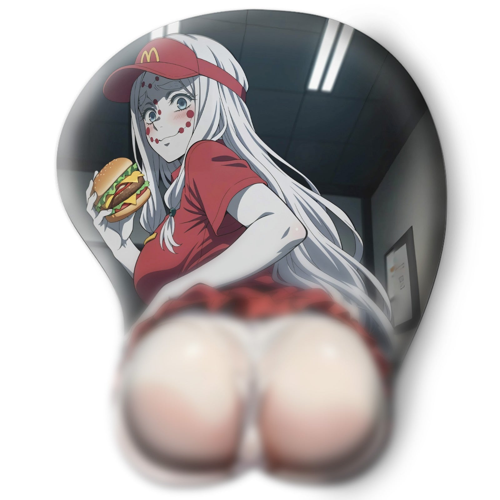 3D butt Anime MousePad with Wrist Rest by Demon Slayer Spider demon (mother) #02