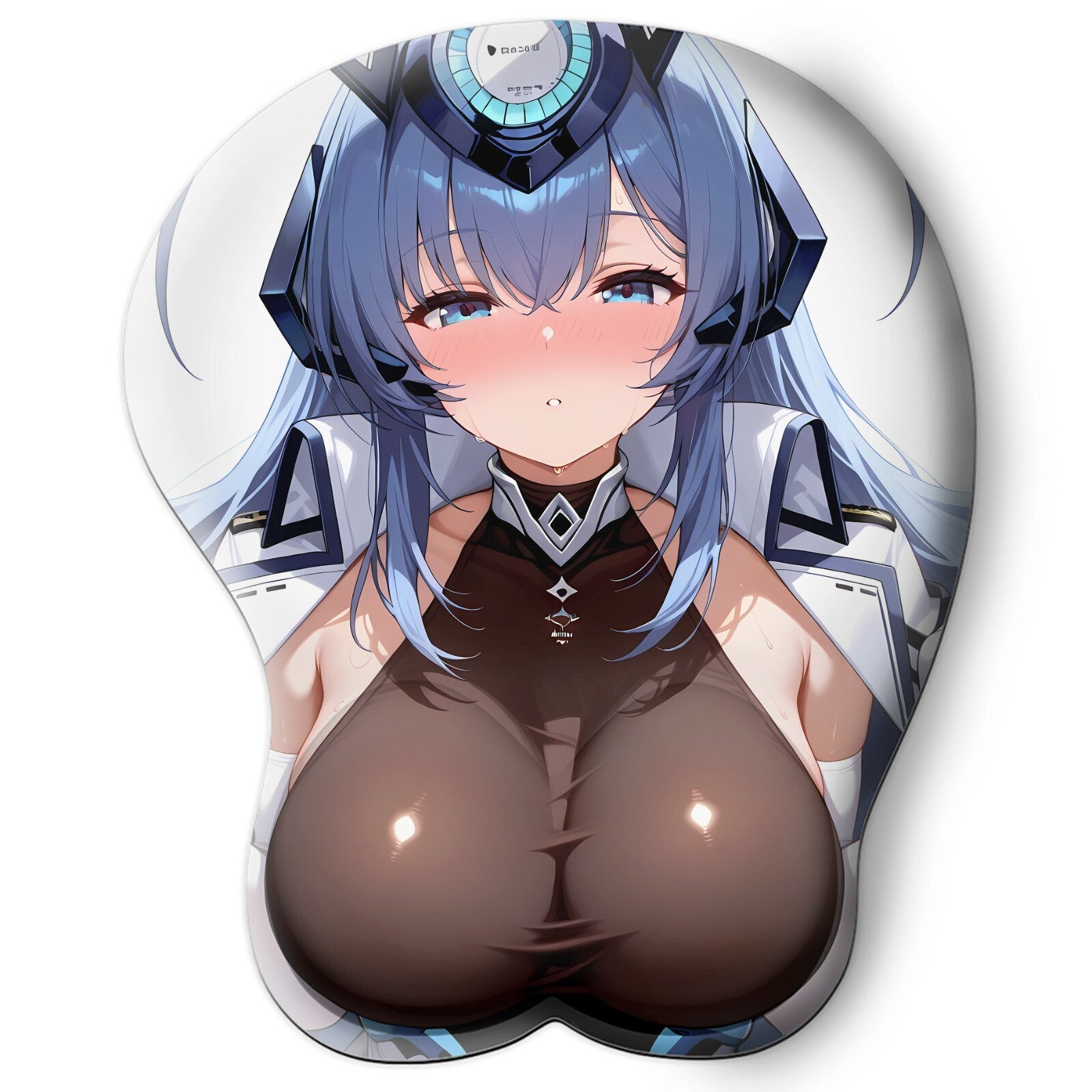 3D oppai Anime Mouse Pad with Wrist Rest by Azur Lane New Jersey #05