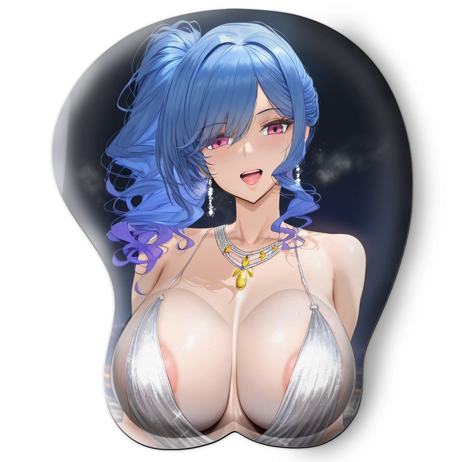 3D oppai Anime Mouse Pad with Wrist Rest by Azur Lane St. Louis #01