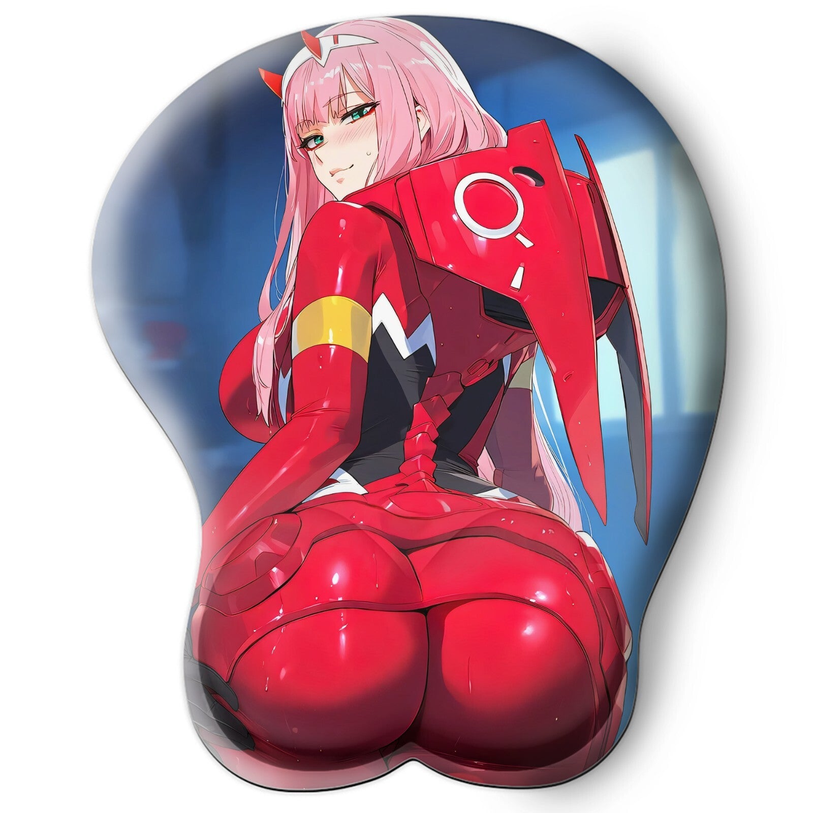 3D butt Anime MousePad with Wrist Rest by Darling in the Franxx Zero two #02