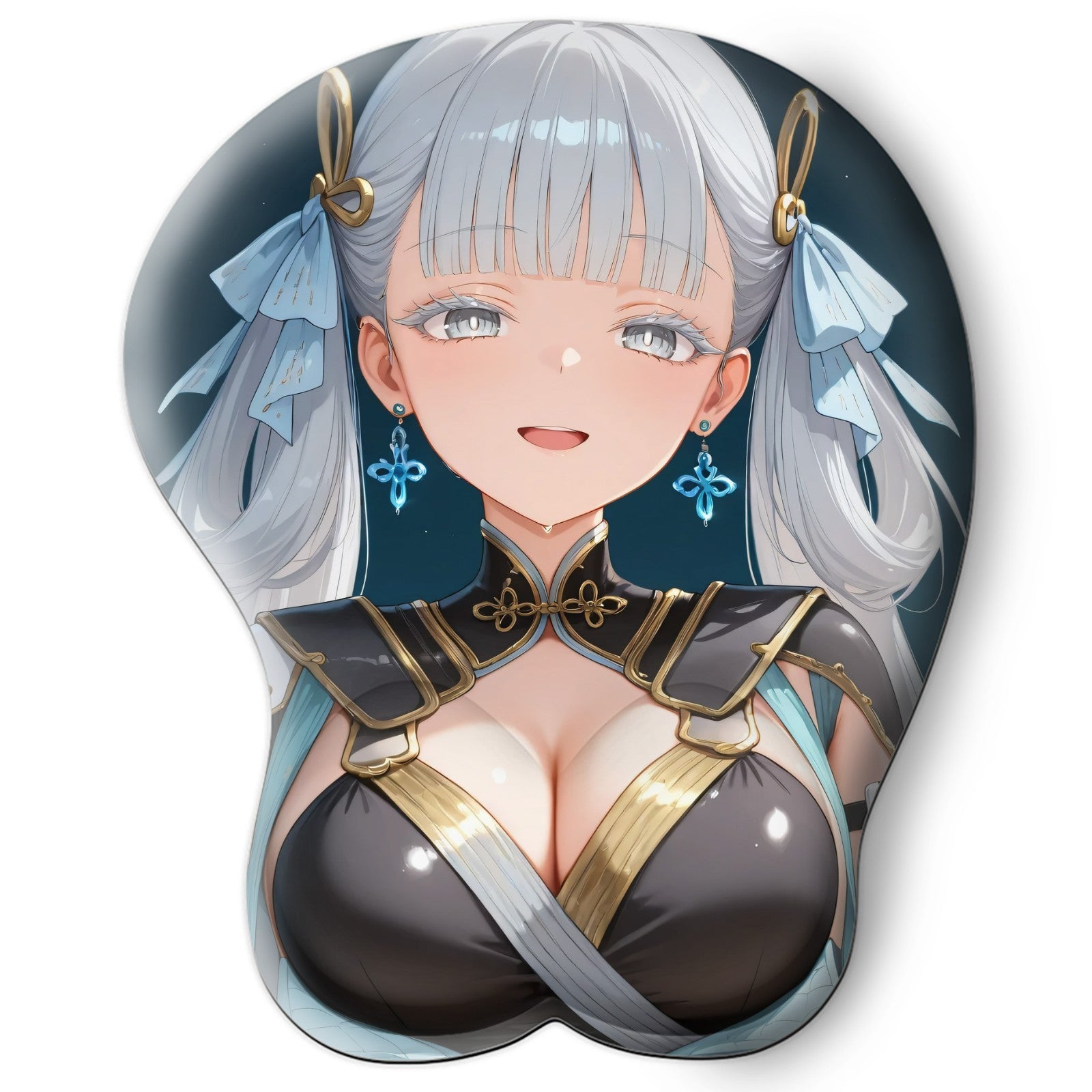 3D oppai Anime Mouse Pad with Wrist Rest by Wuthering Waves Jinhsi  #01