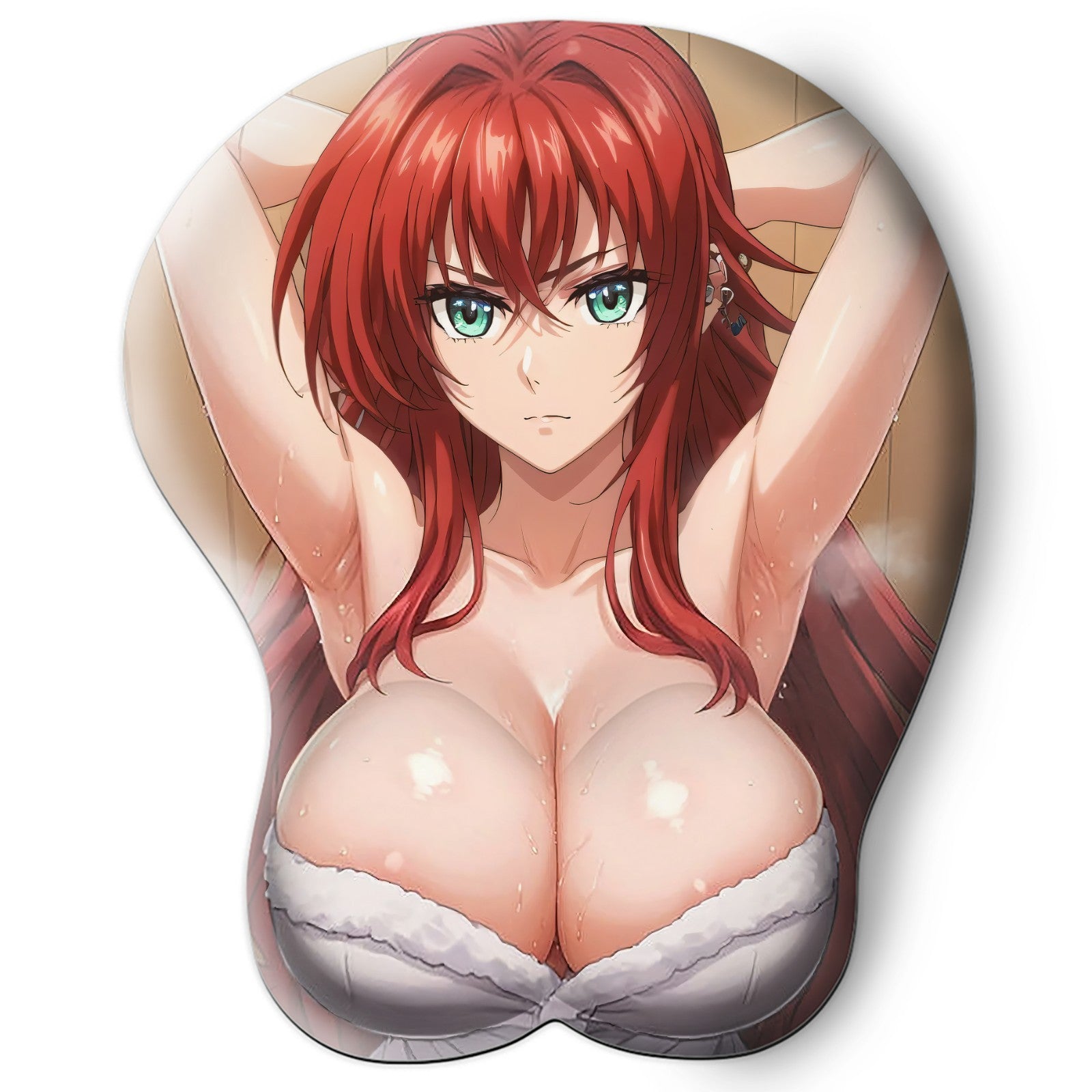 3D oppai Anime Mouse Pad with Wrist Rest by High School DxD Rias Gremory #01