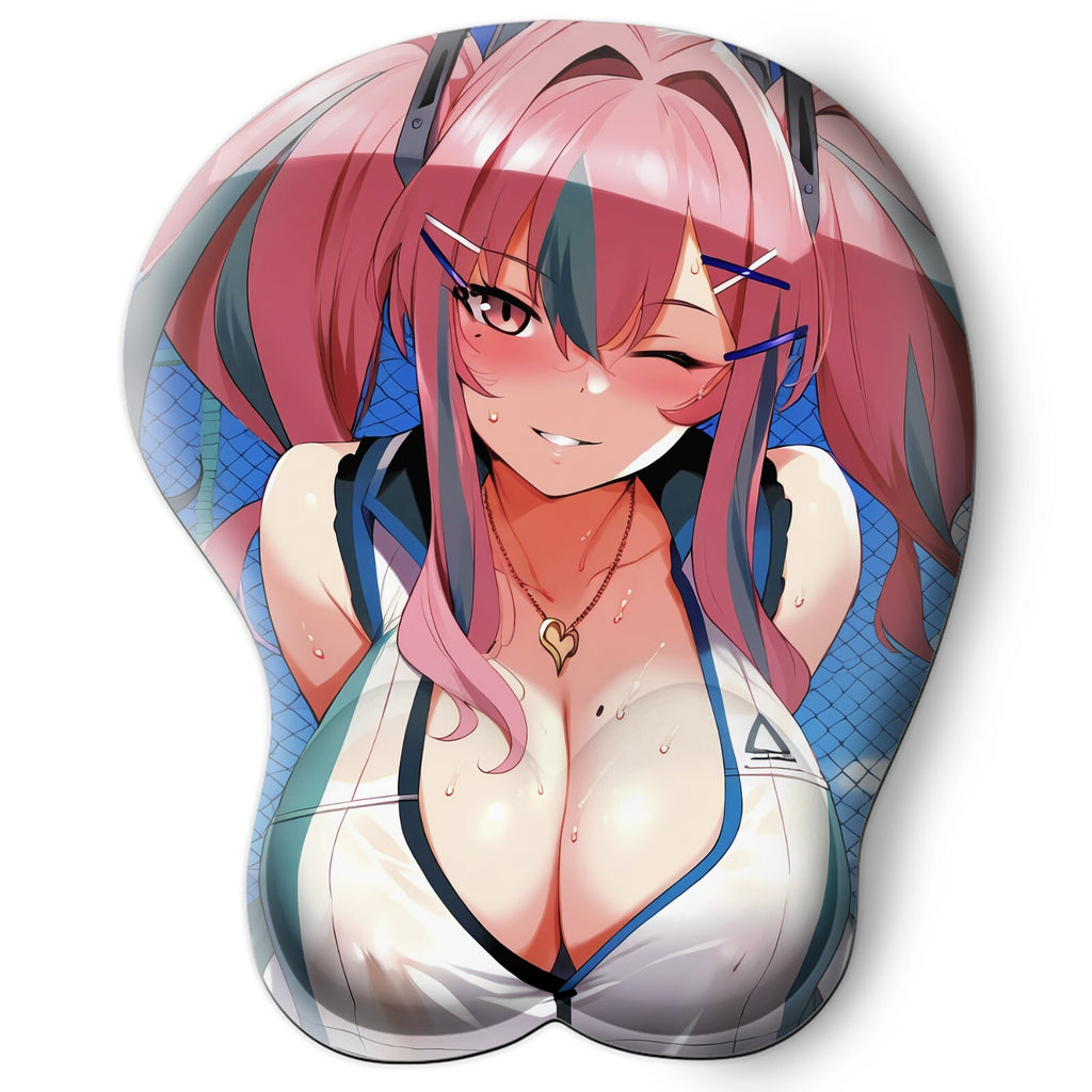 3D oppai Anime Mouse Pad with Wrist Rest by Azur Lane Bremerton #01