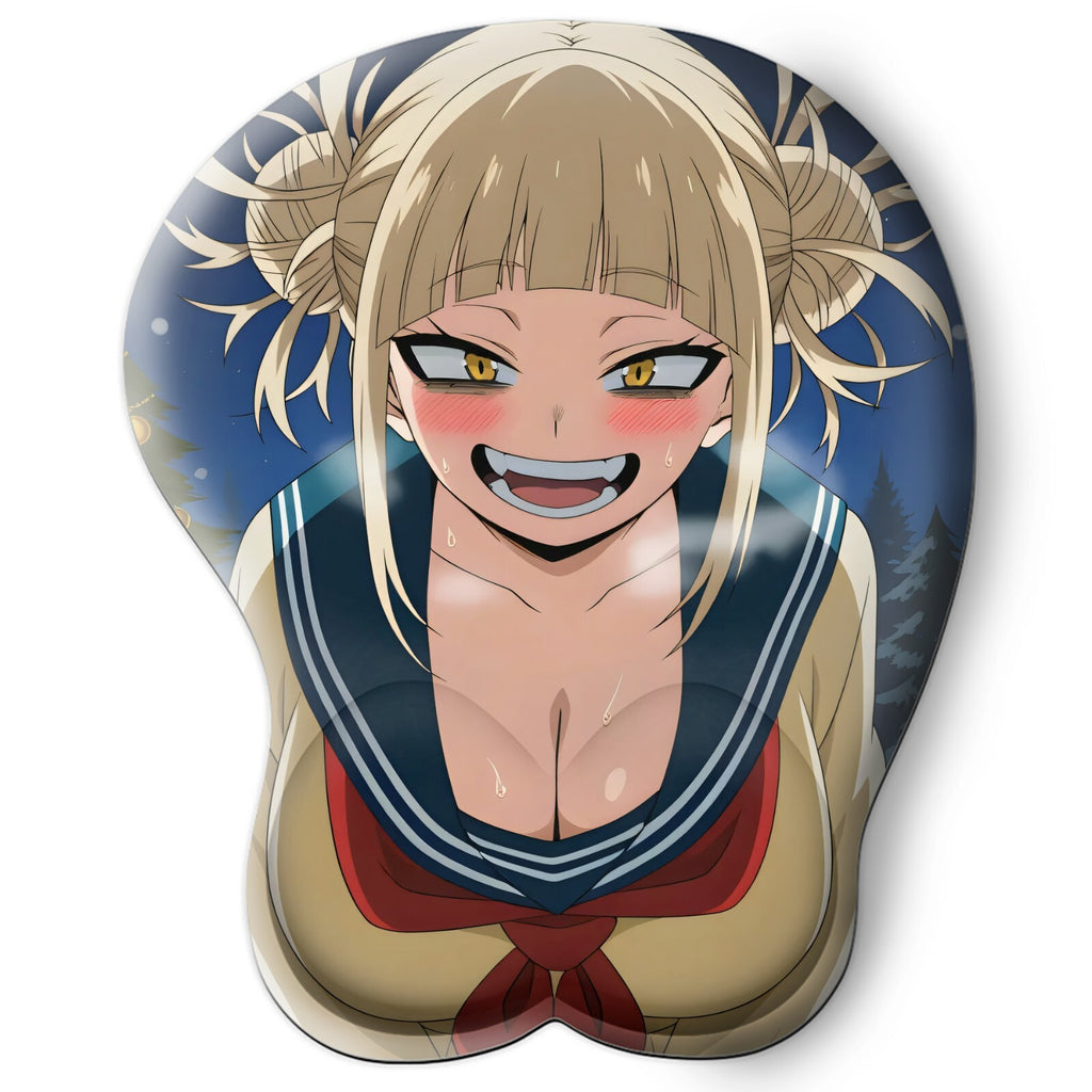 3D oppai Anime Mouse Pad with Wrist Rest by My hero academia himiko toga #01