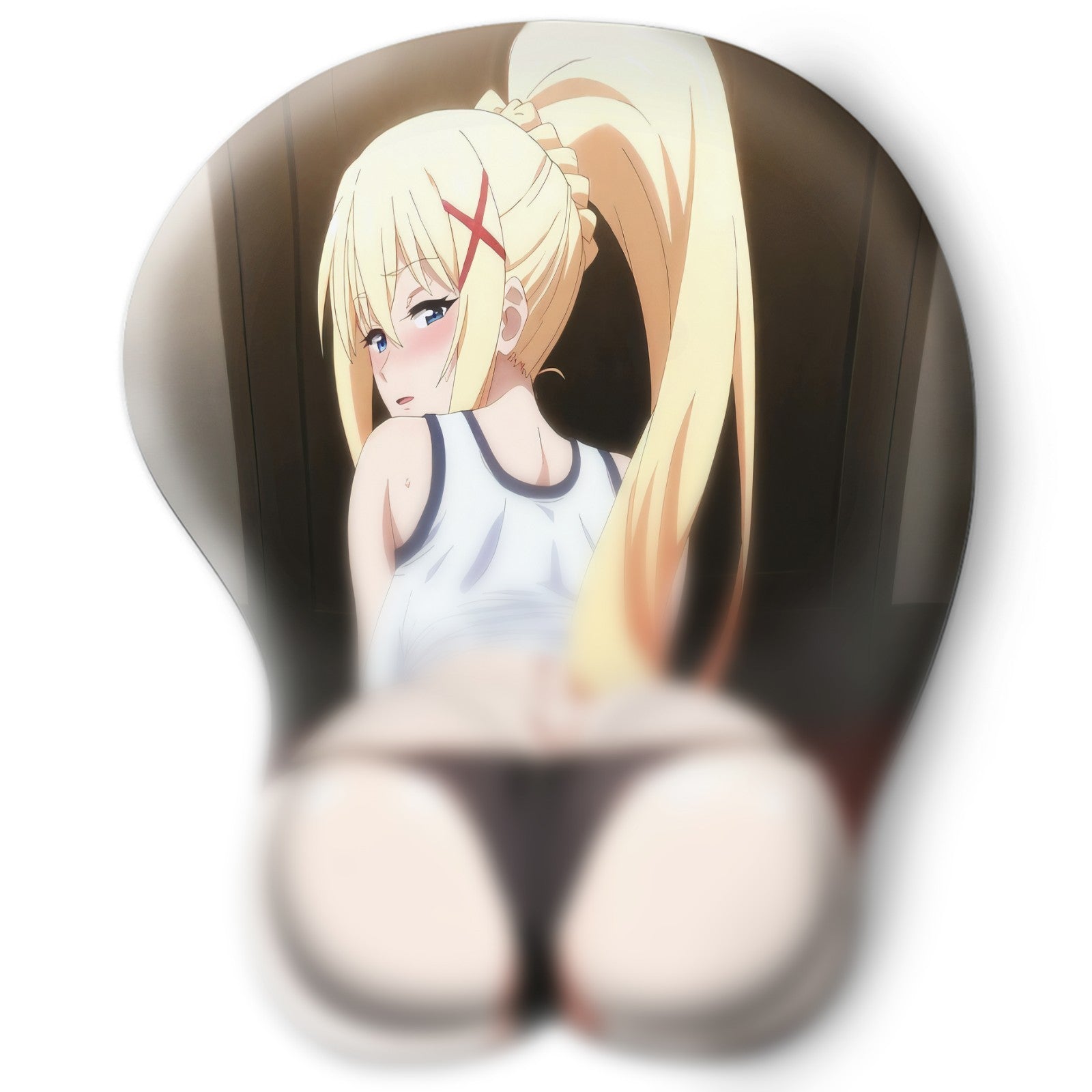 3D butt Anime Mouse Pad with Wrist Rest by konosuba Darkness #03