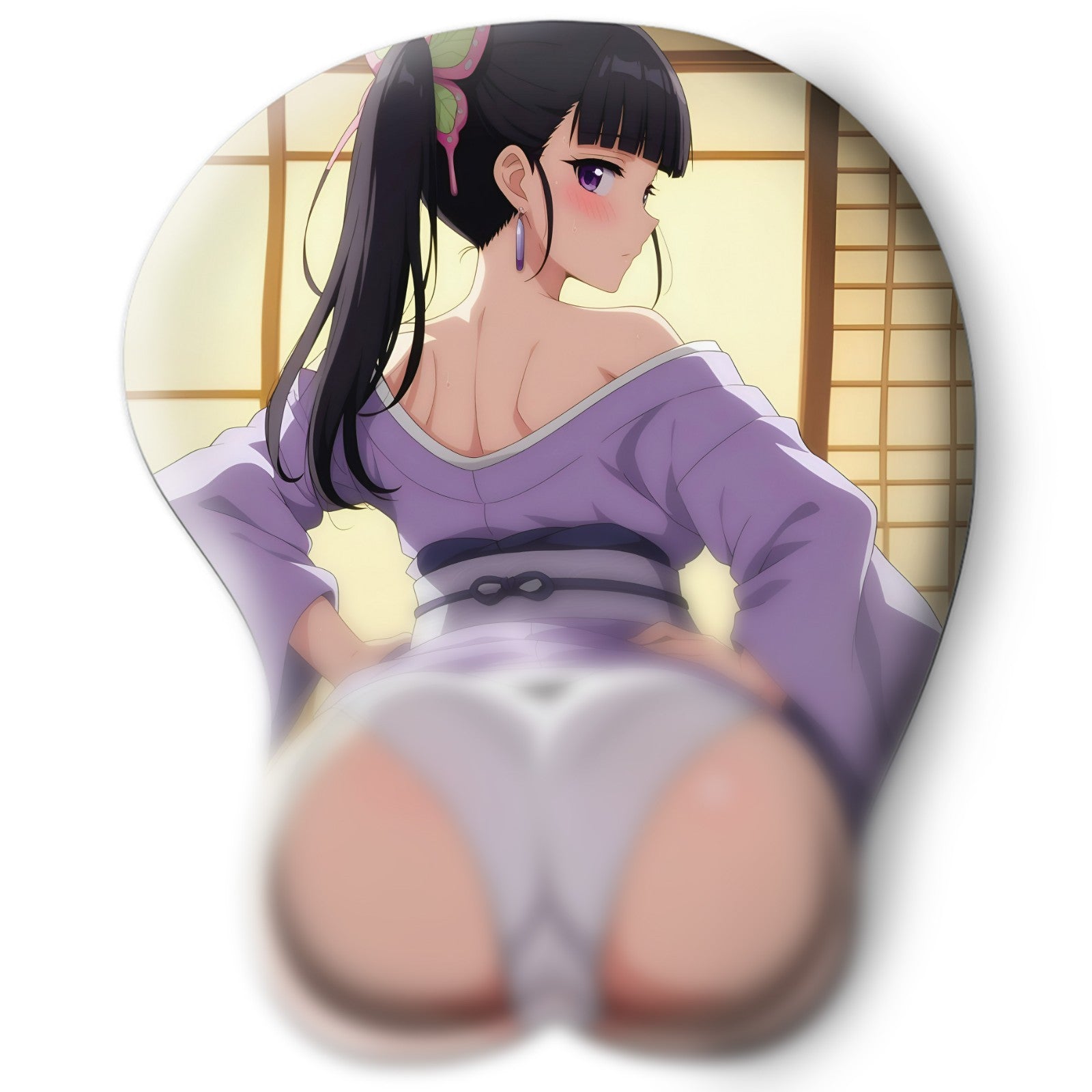 3D butt Anime MousePad with Wrist Rest by  Demon Slayer Tsuyuri Kanao #02
