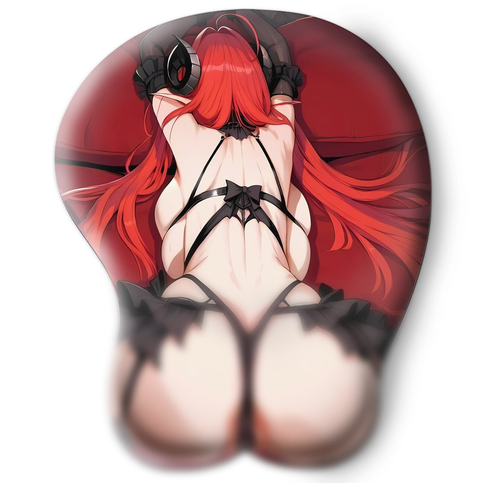 3D butt Anime Mouse Pad with Wrist Rest by Azur Lane Hindenburg #03