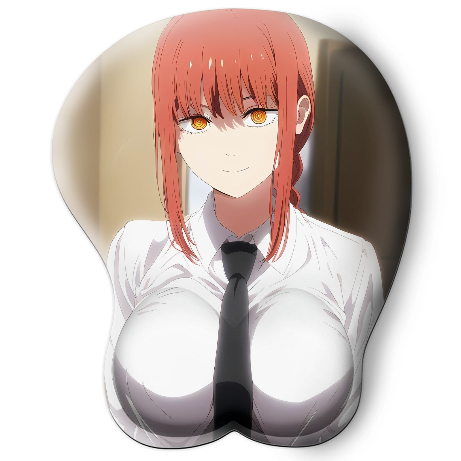3D Oppai Anime Mouse Pad with Wrist Rest by Chainsaw Man Makima #02