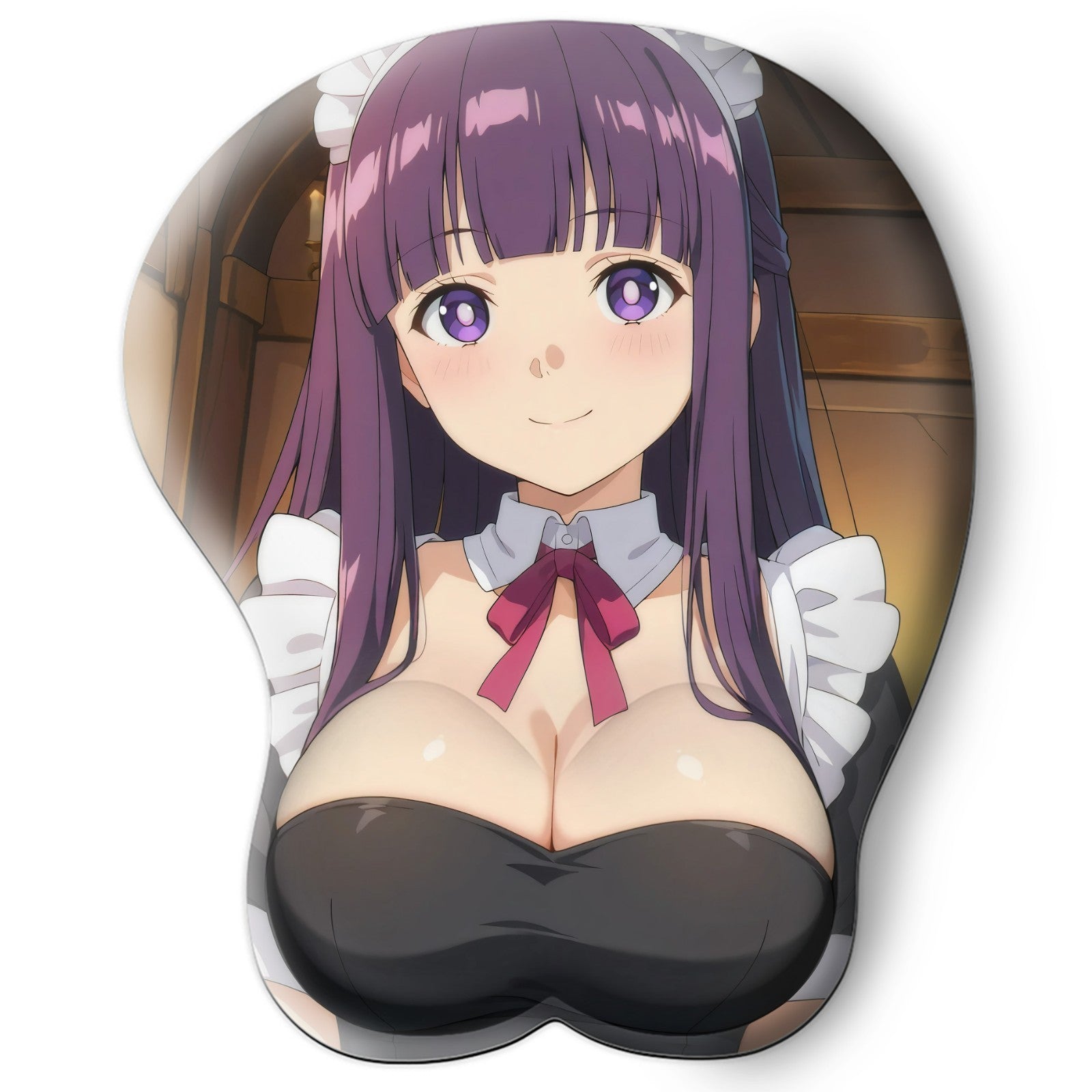 3D oppai Anime Mouse Pad with Wrist Rest by Sousou no Frieren Fern #01