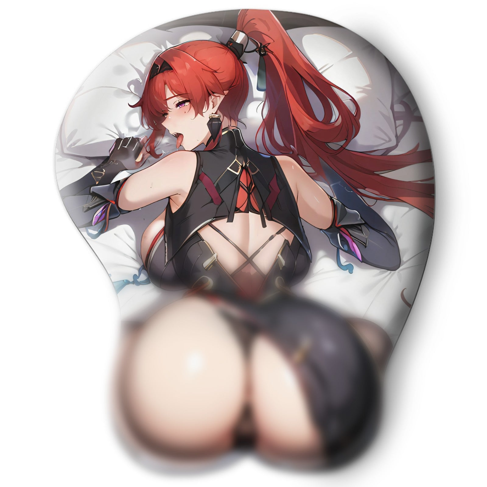 3D butt Anime Mouse Pad with Wrist Rest by Wuthering Waves Yinlin #02