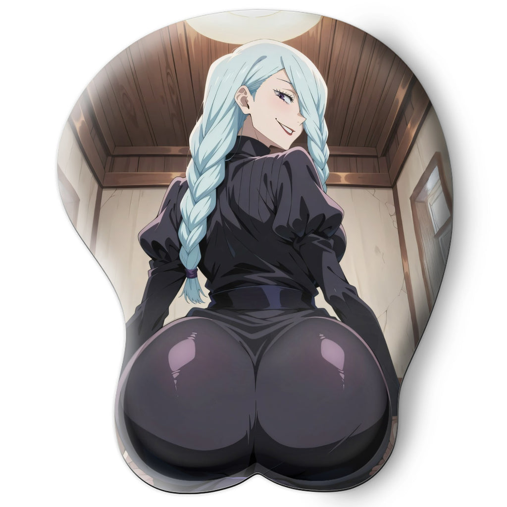3D butt Anime Mouse Pad with Wrist Rest by Jujutsu kaisen Mei mei #02