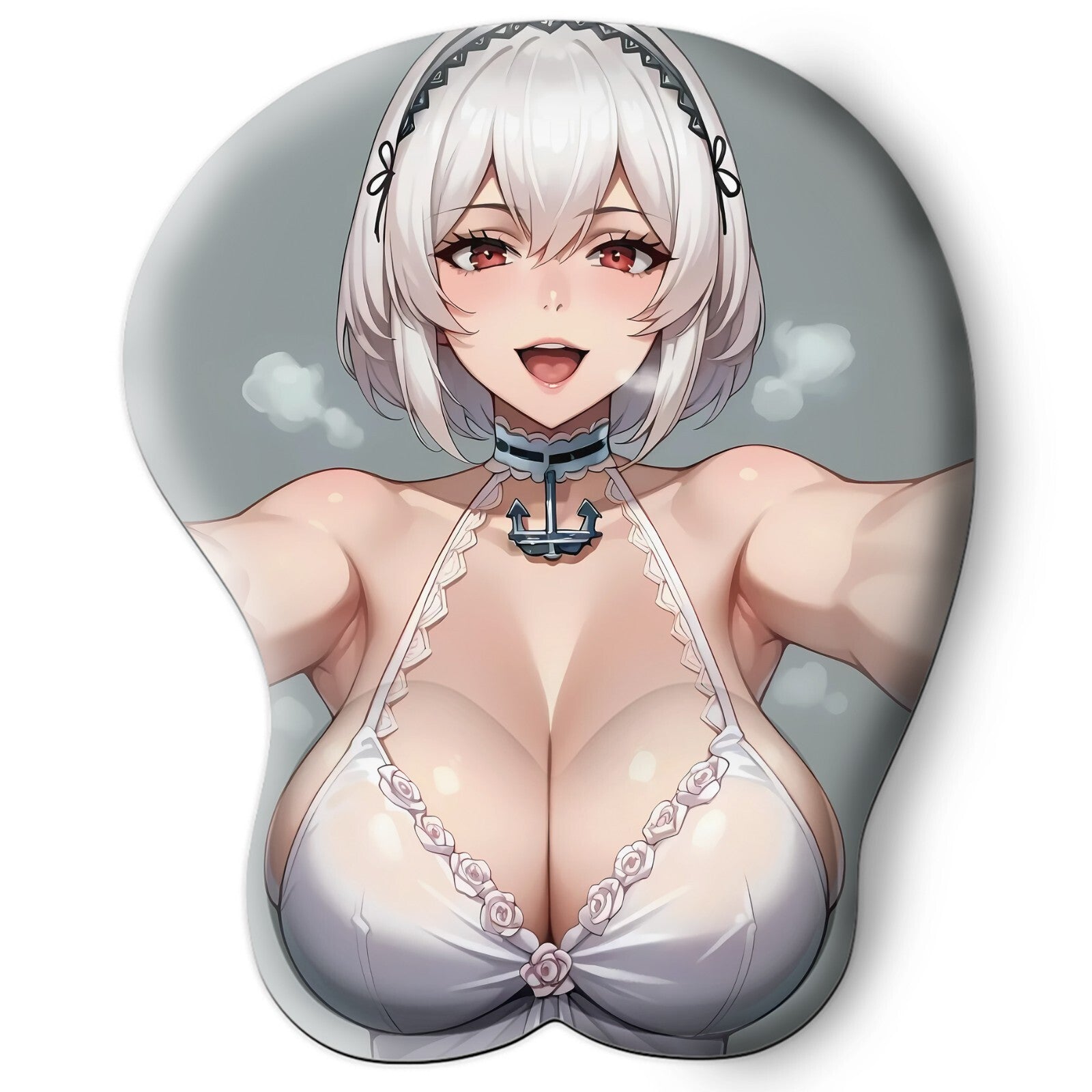 3D oppai Anime Mouse Pad with Wrist Rest by Azur Lane Sirius #02