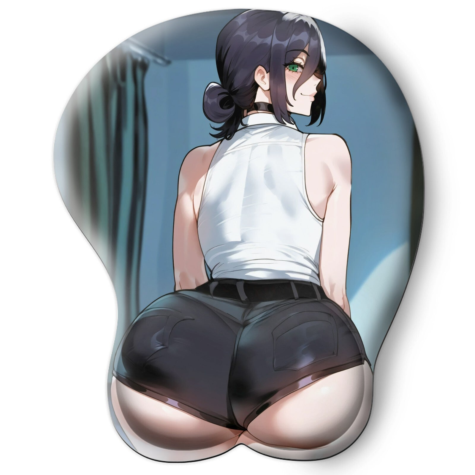 3D butt Anime Mouse Pad with Wrist Rest by Chainsaw Man Reze #02