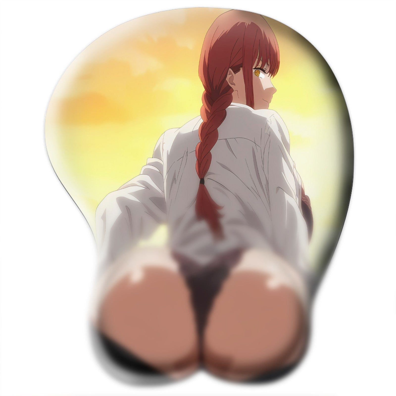 3D butt Anime Mouse Pad with Wrist Rest by Chainsaw Man Makima  #03