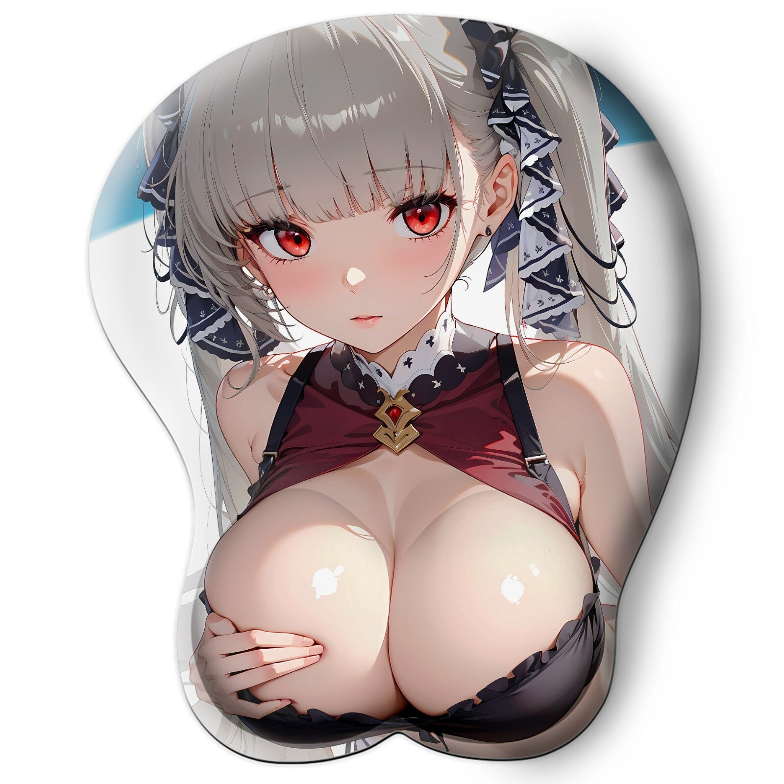 3D oppai Anime Mouse Pad with Wrist Rest by Azur Lane Formidable #01