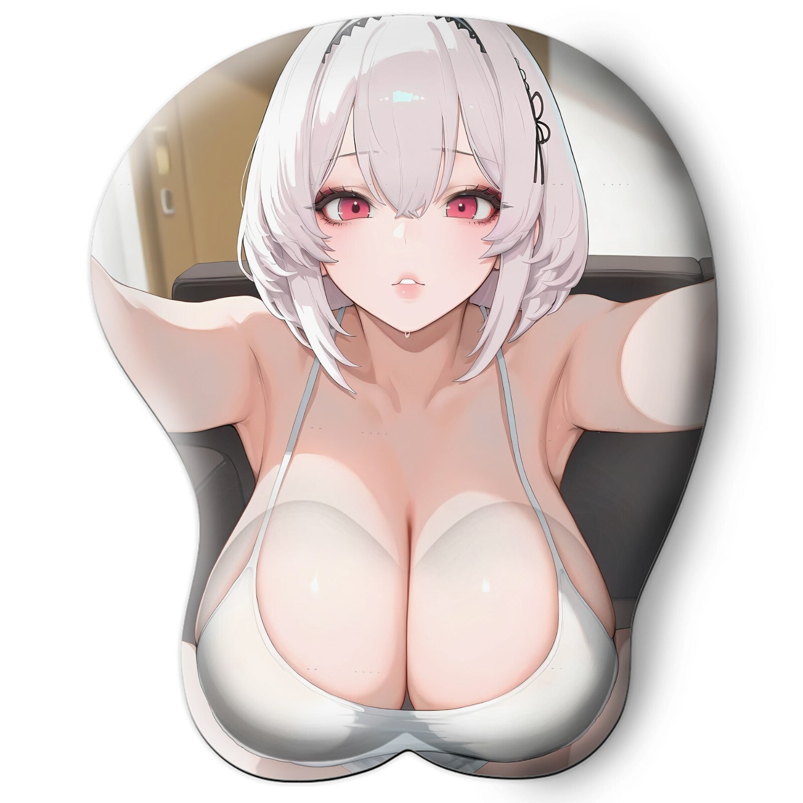 3D oppai Anime Mouse Pad with Wrist Rest by Azur Lane Sirius #01