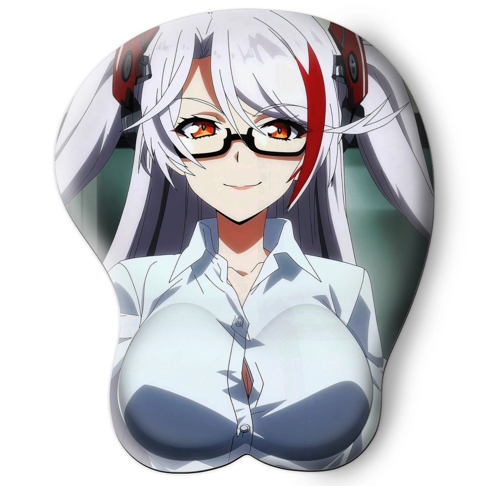 3D oppai Anime Mouse Pad with Wrist Rest by Azur Lane Prinz Eugen  #01
