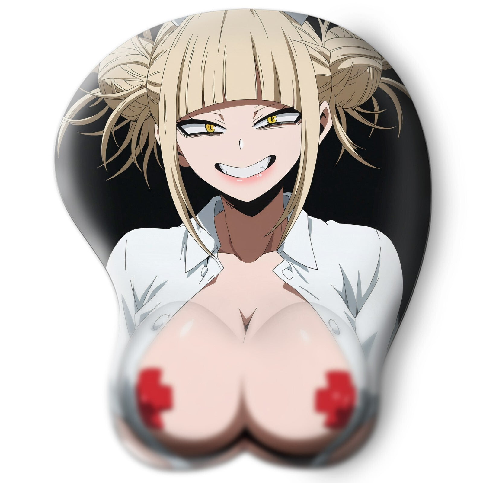 3D oppai Anime Mouse Pad with Wrist Rest by My hero academia Himiko Toga #02