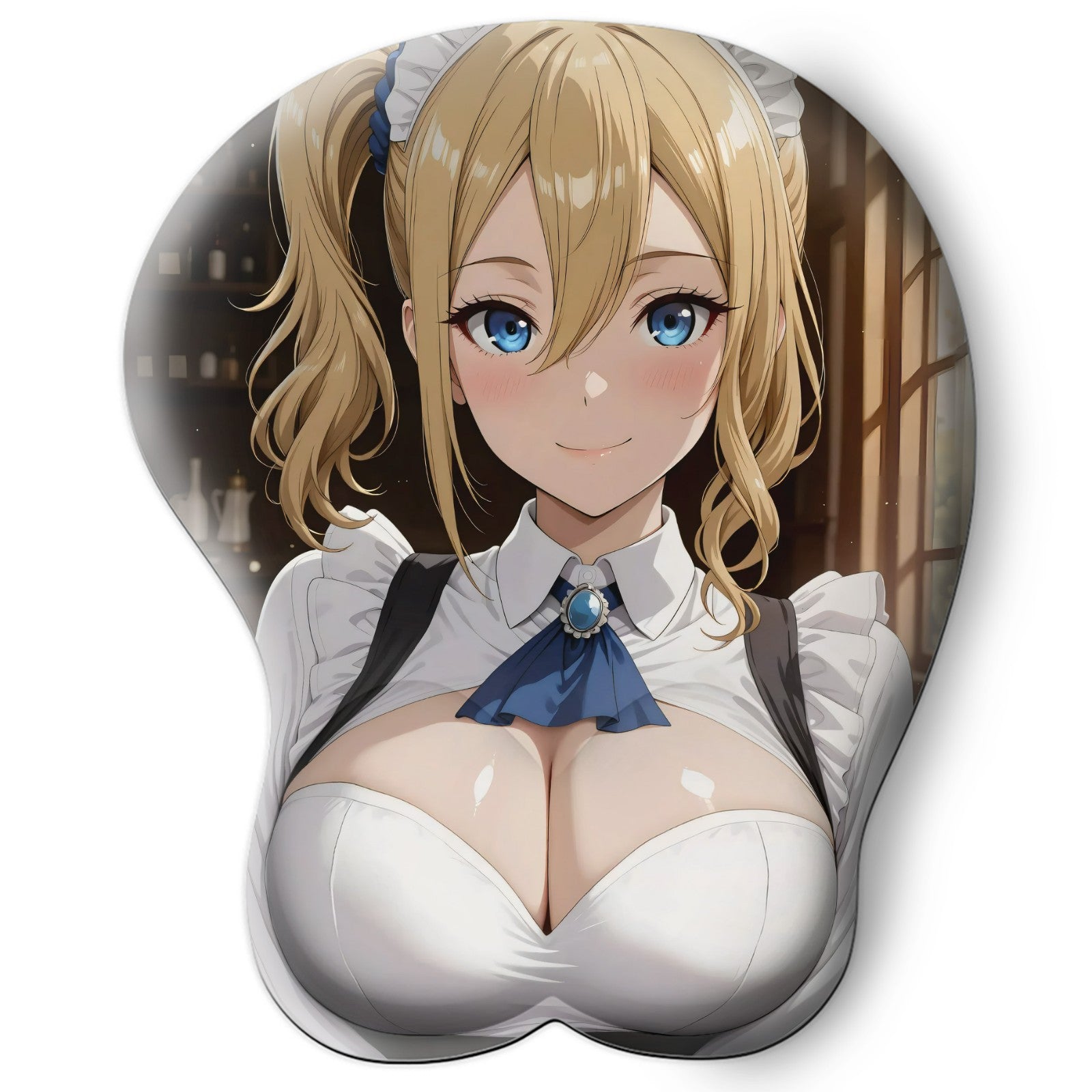 3D Oppai Anime Mouse Pad with Wrist Rest by Kaguya-sama Ai Hayasaka #01