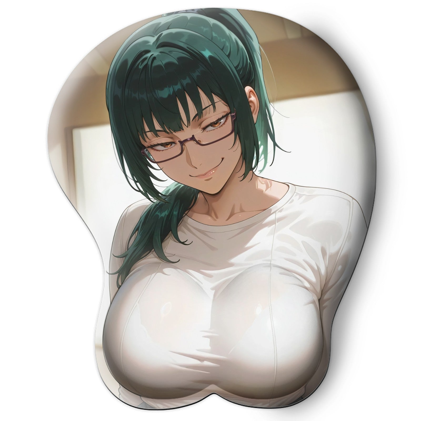 3D oppai Anime Mouse Pad with Wrist Rest by Jujutsu kaisen Maki zenin#01