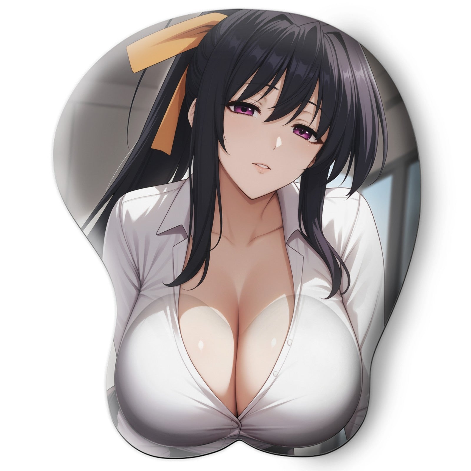 3D oppai Anime Mouse Pad with Wrist Rest by High School DxD Akeno Himejima #01