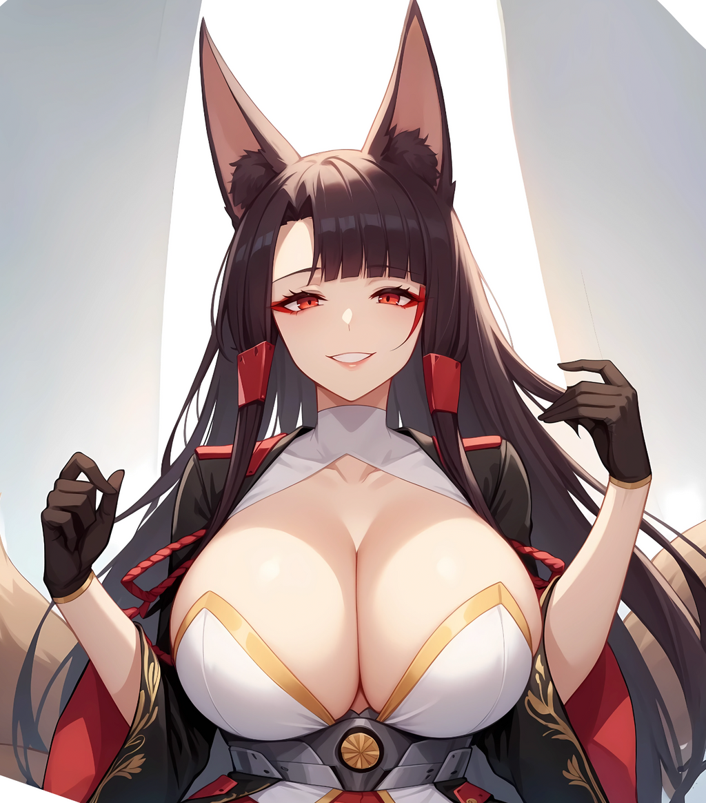 3D oppai Anime Mouse Pad with Wrist Rest by Azur Lane Akagir  #01