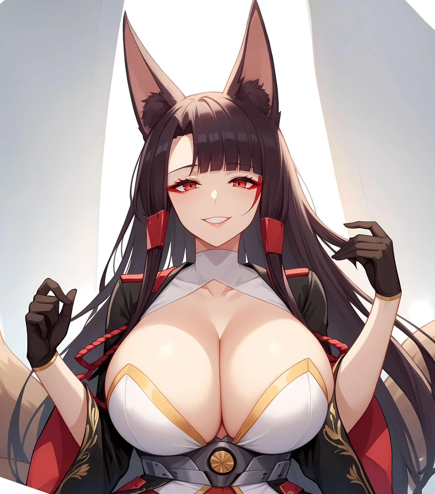 3D oppai Anime Mouse Pad with Wrist Rest by Azur Lane Akagir  #01